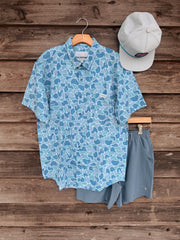 Fieldstone Saltwater Homestead Camo Button Down Shirt