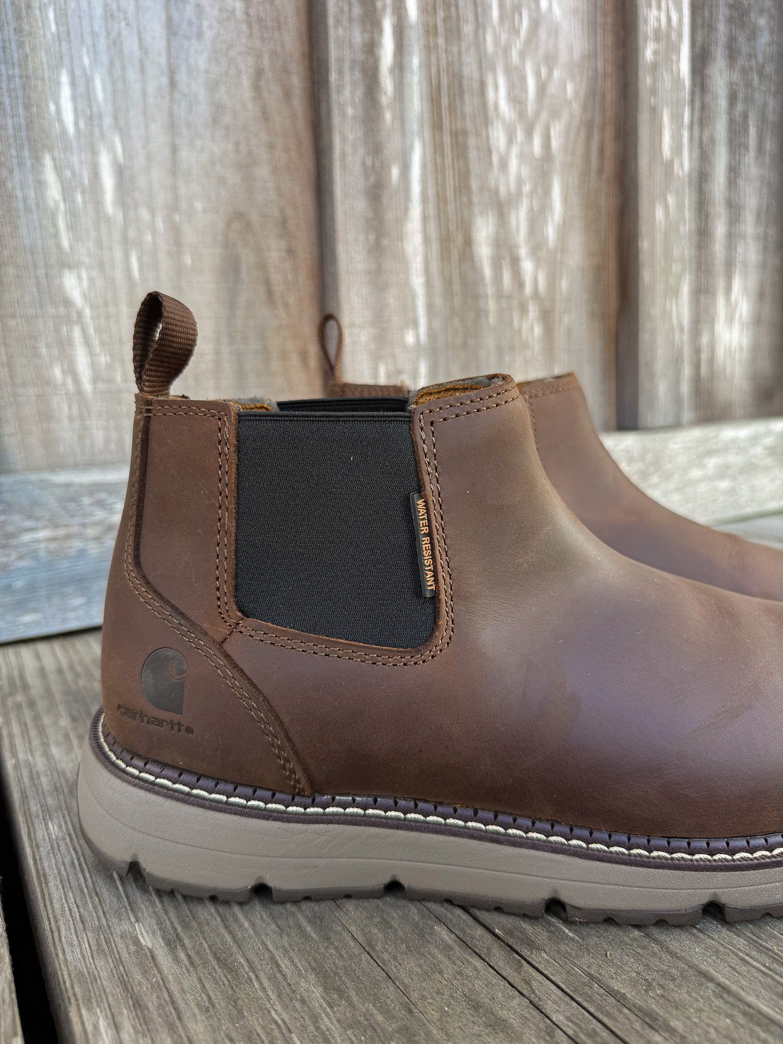 Men's Carhartt Millbrook Water Resistant 4" Romeo Waterproof Round Steel Toe Wedge Boots