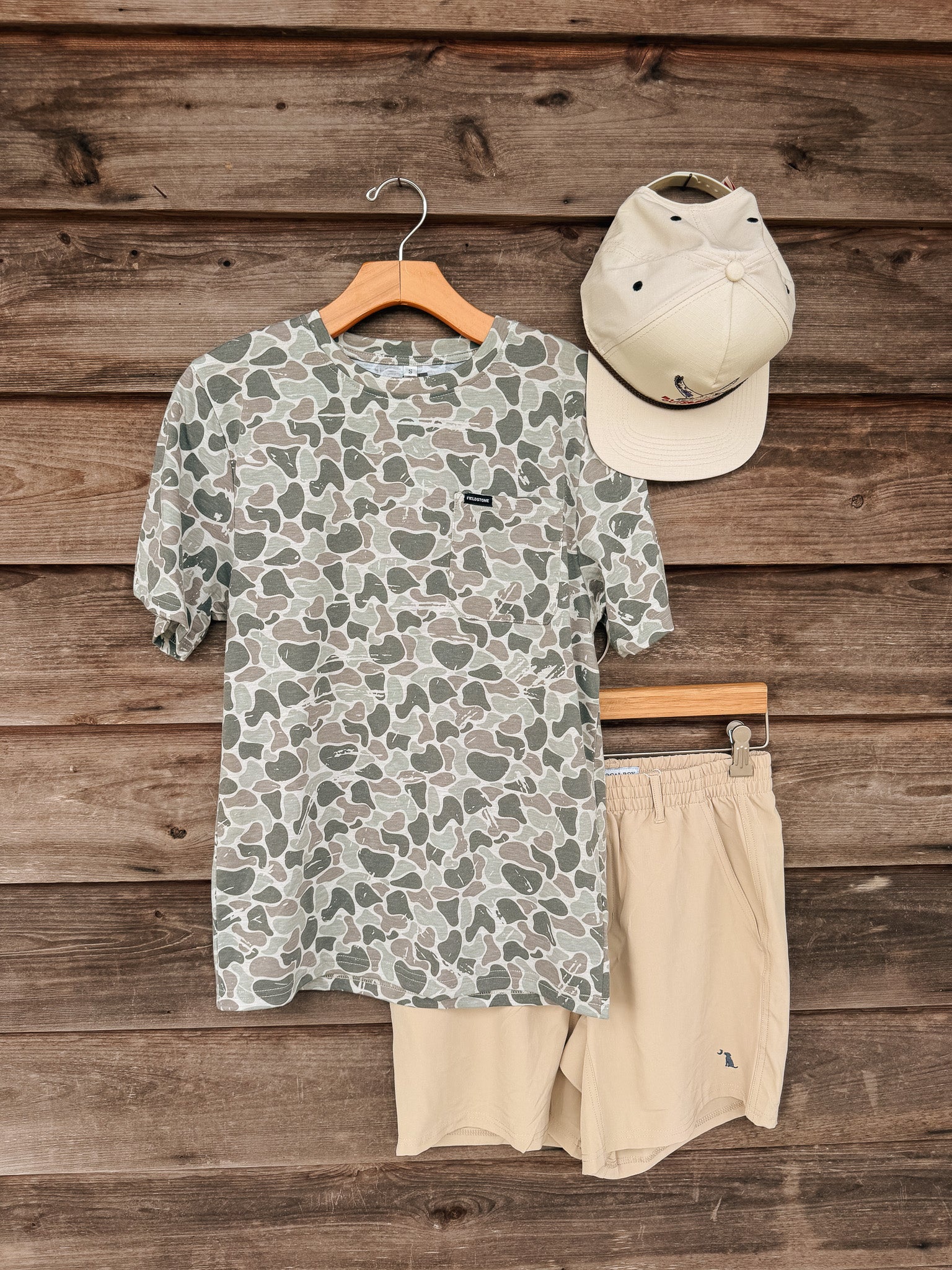 Fieldstone Marsh Wear Camo Logo T-Shirt
