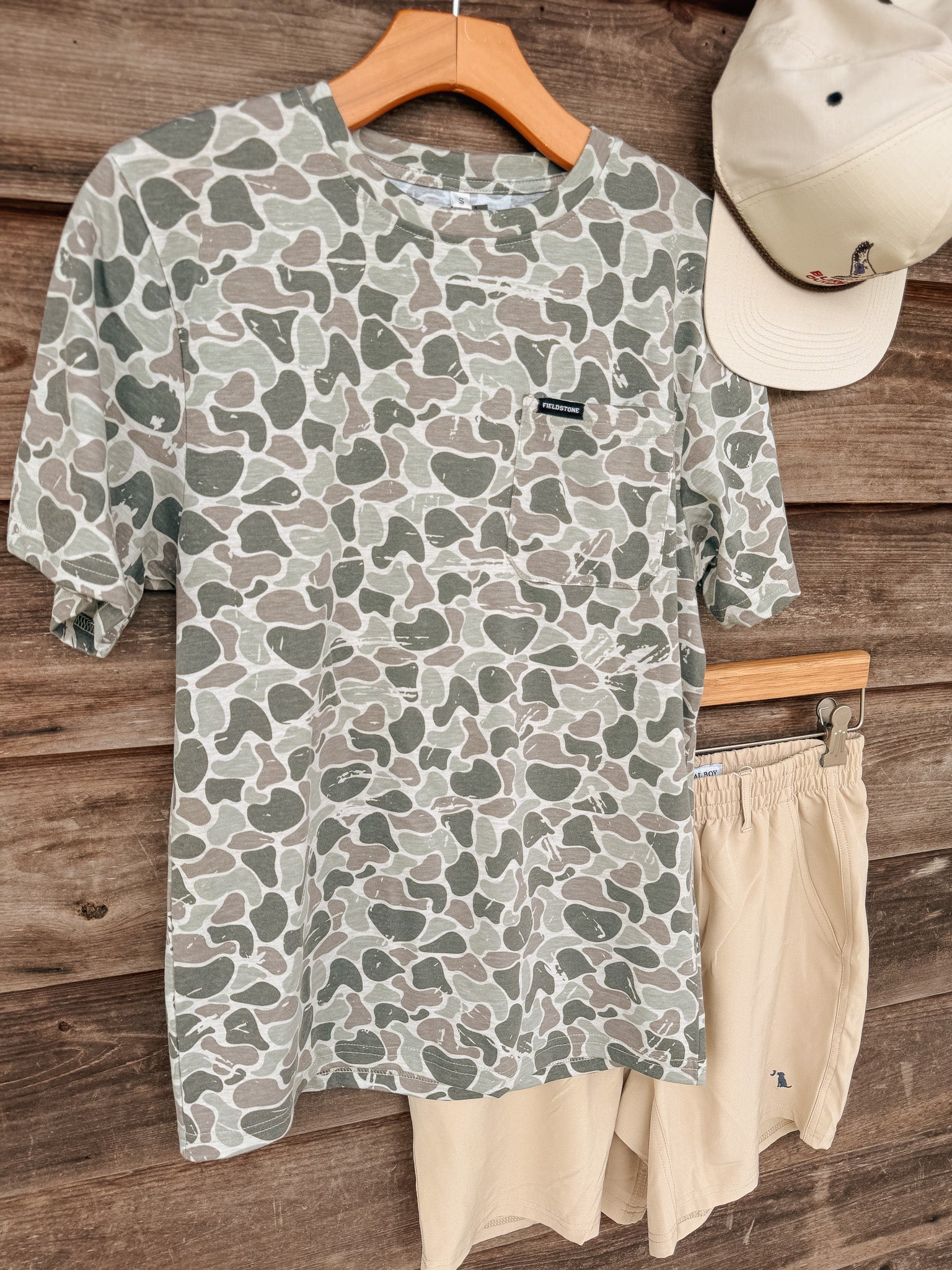 Fieldstone Marsh Wear Camo Logo T-Shirt