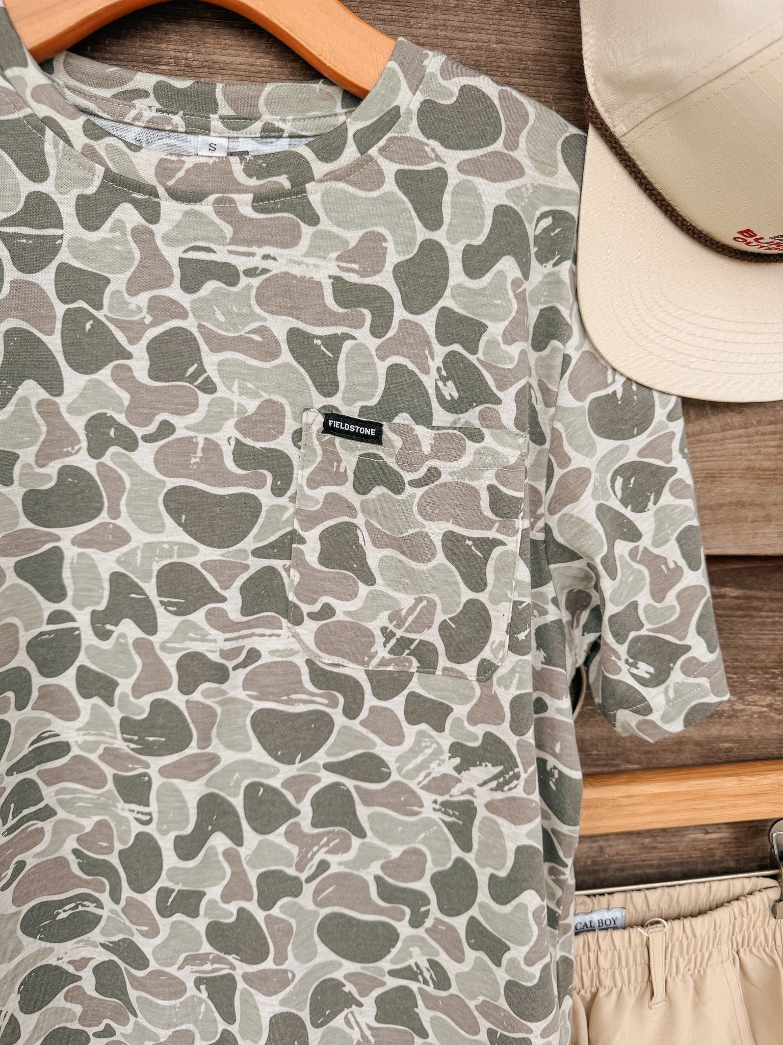 Fieldstone Marsh Wear Camo Logo T-Shirt