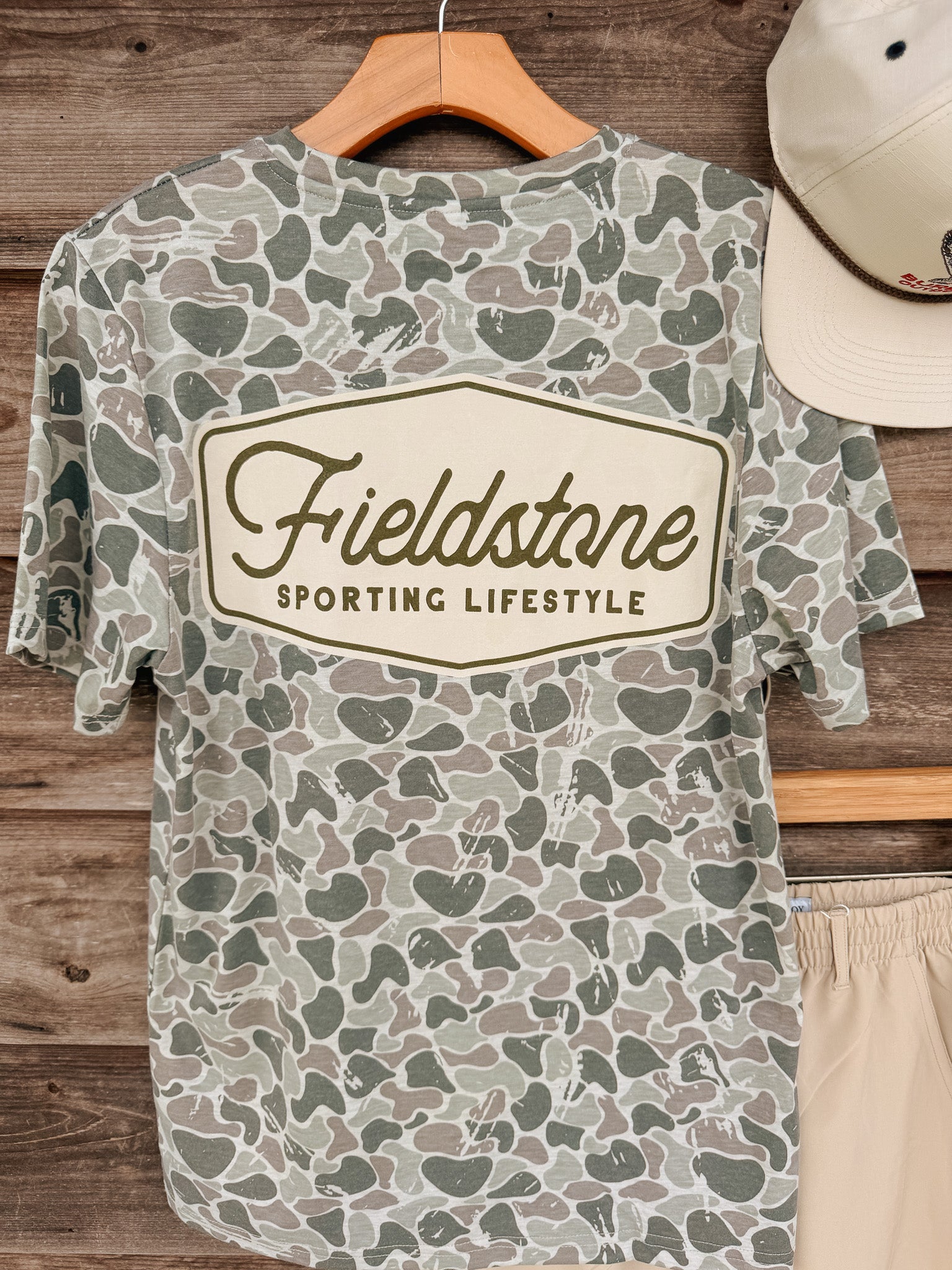 Fieldstone Marsh Wear Camo Logo T-Shirt