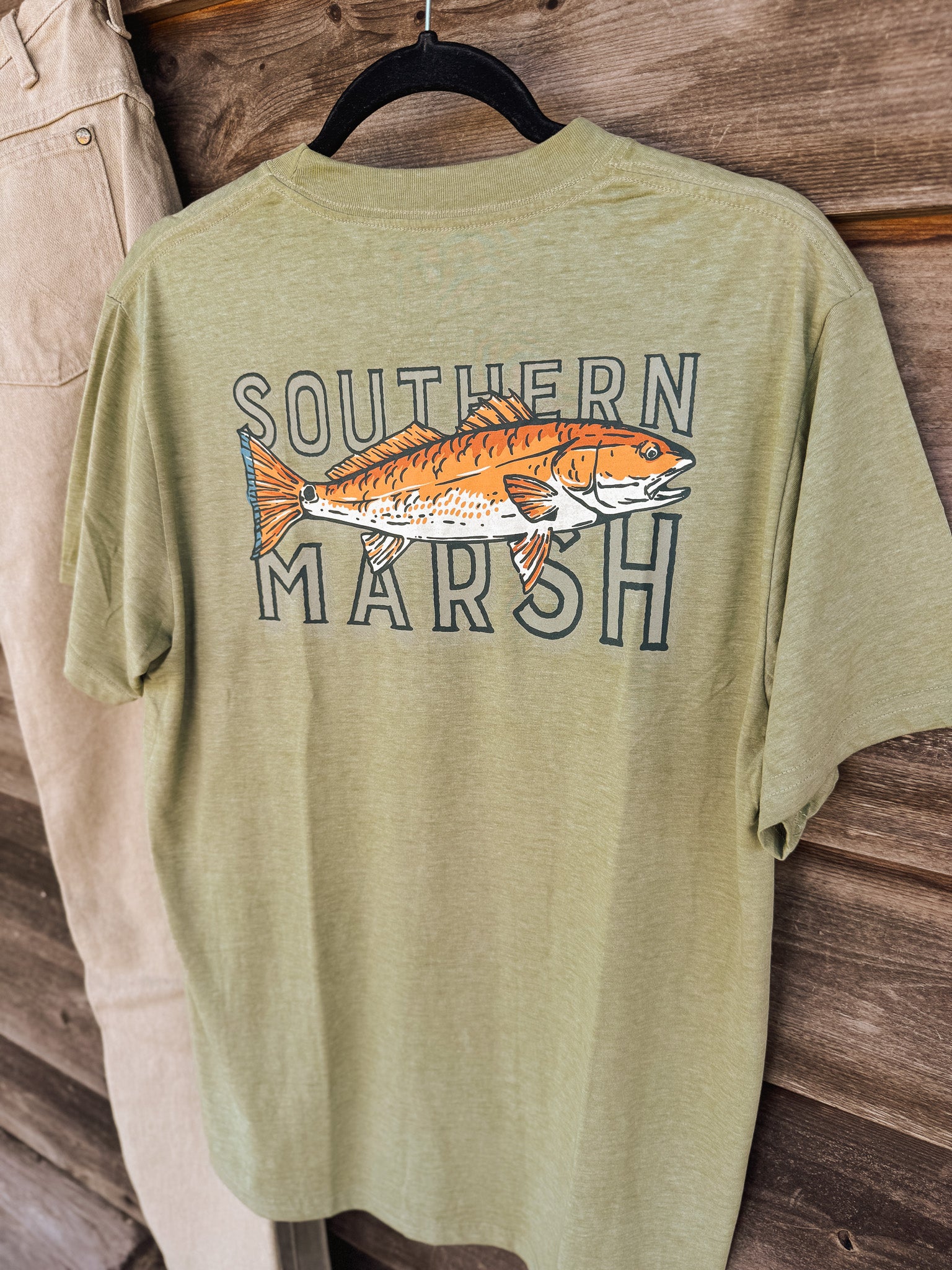 Men's Southern Marsh SEAWASH Redfish Catch in Brigade Olive