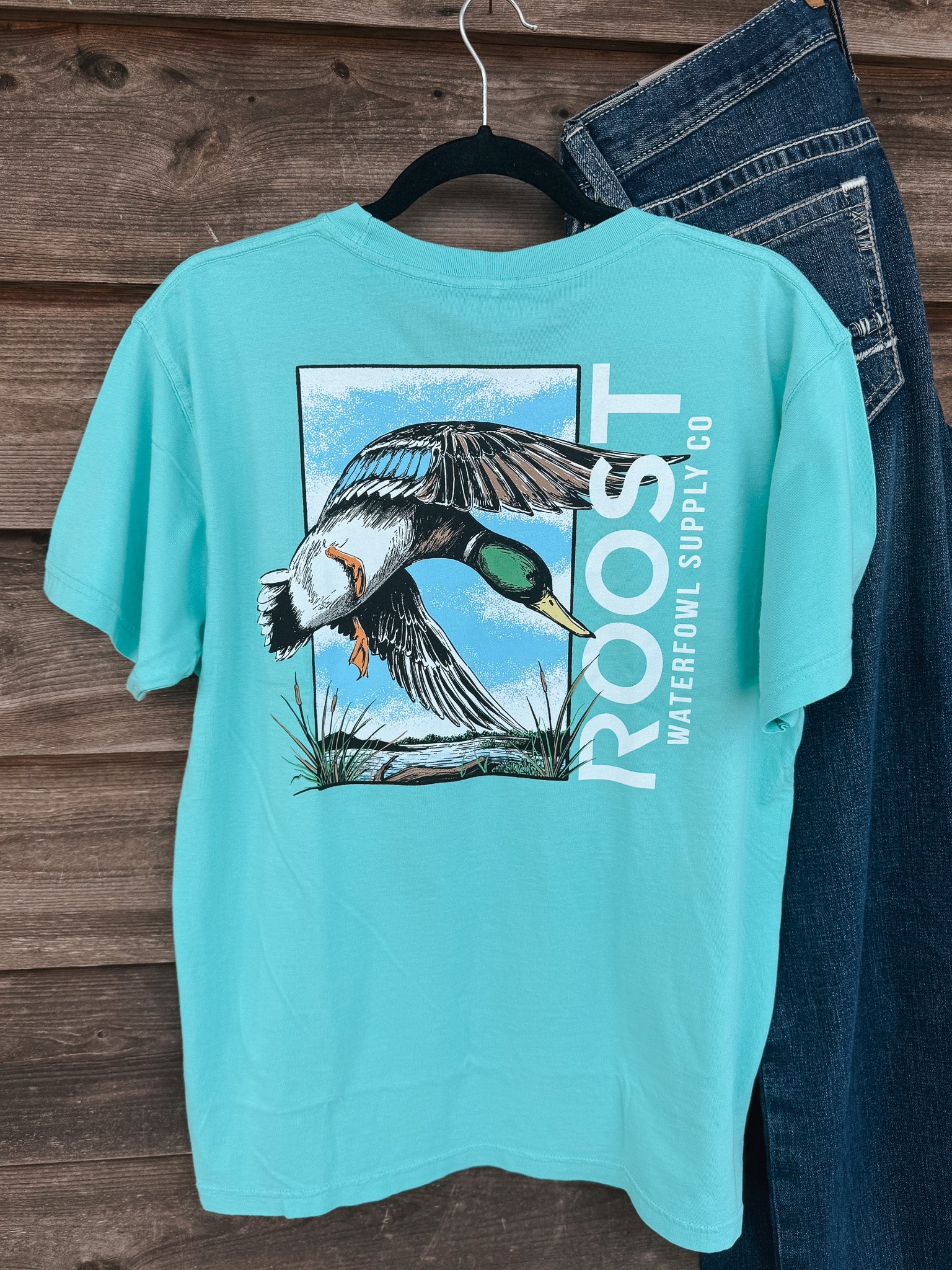 Roost Mallard Landing T-Shirt in Mint
