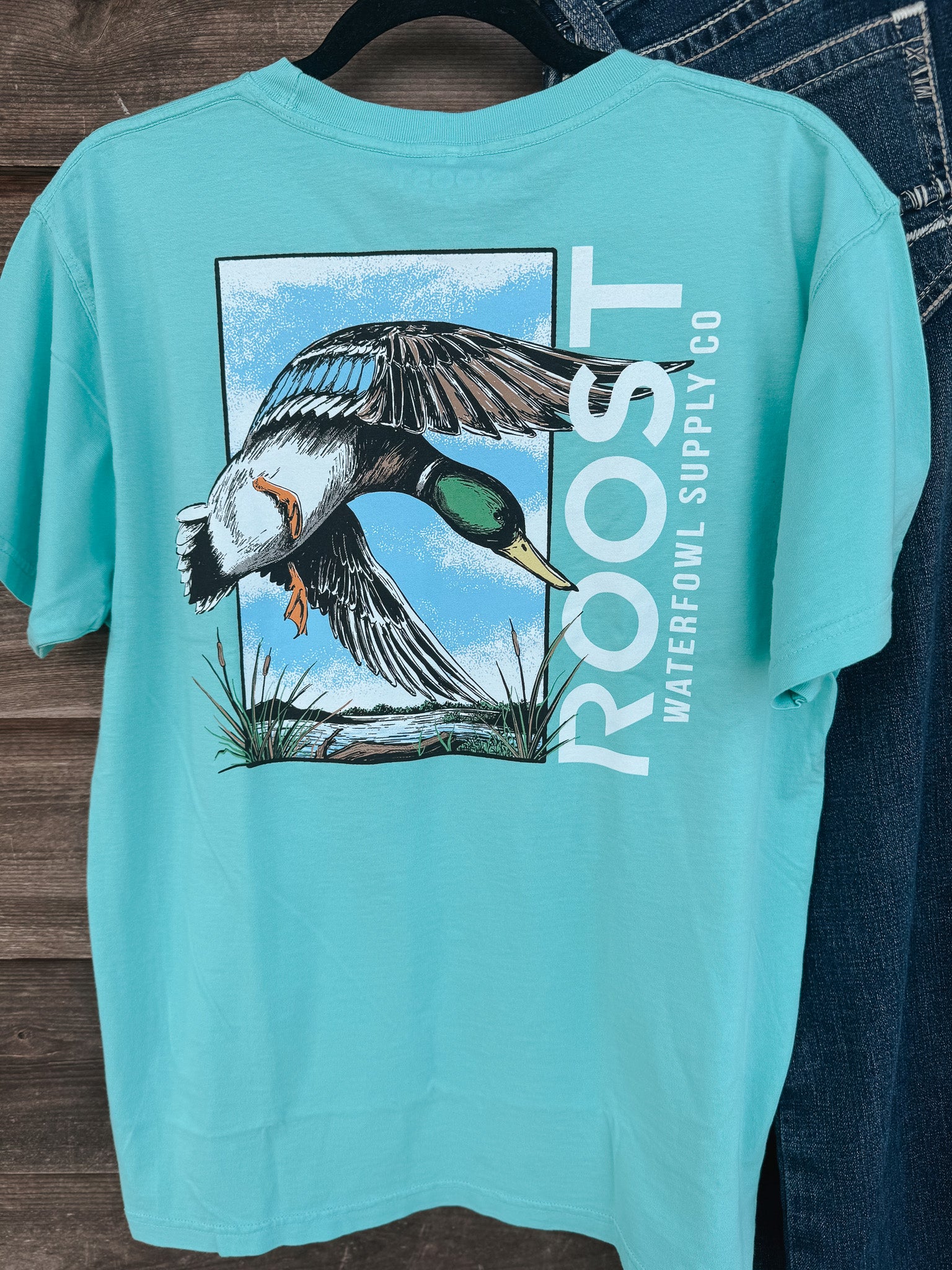 Roost Mallard Landing T-Shirt in Mint
