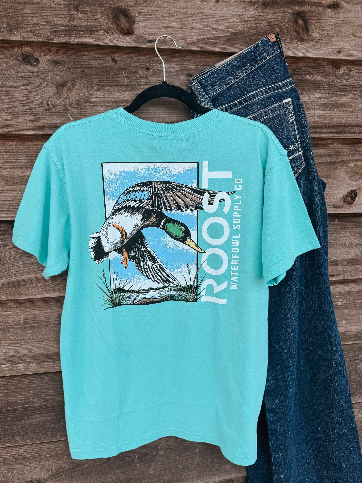 Roost Mallard Landing T-Shirt in Mint