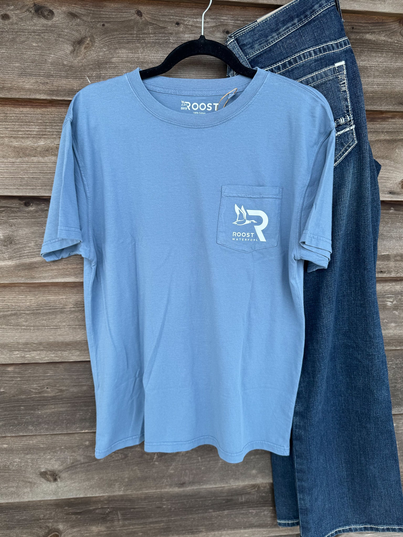 Roost Monotone Lab T-Shirt in Saltwater