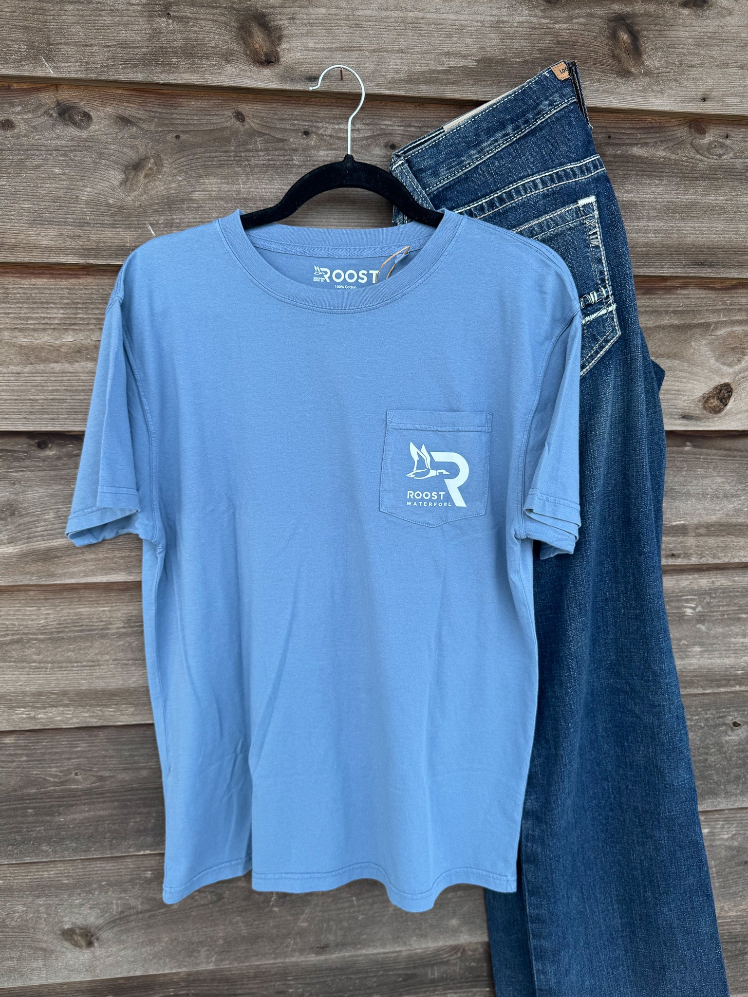 Roost Monotone Lab T-Shirt in Saltwater