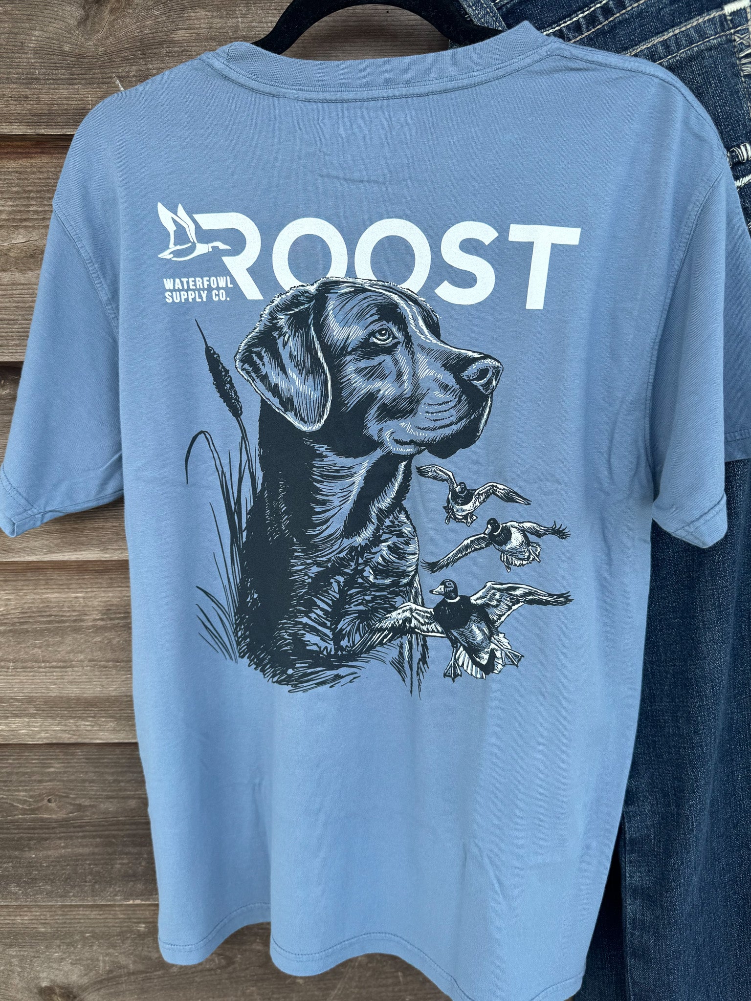 Roost Monotone Lab T-Shirt in Saltwater