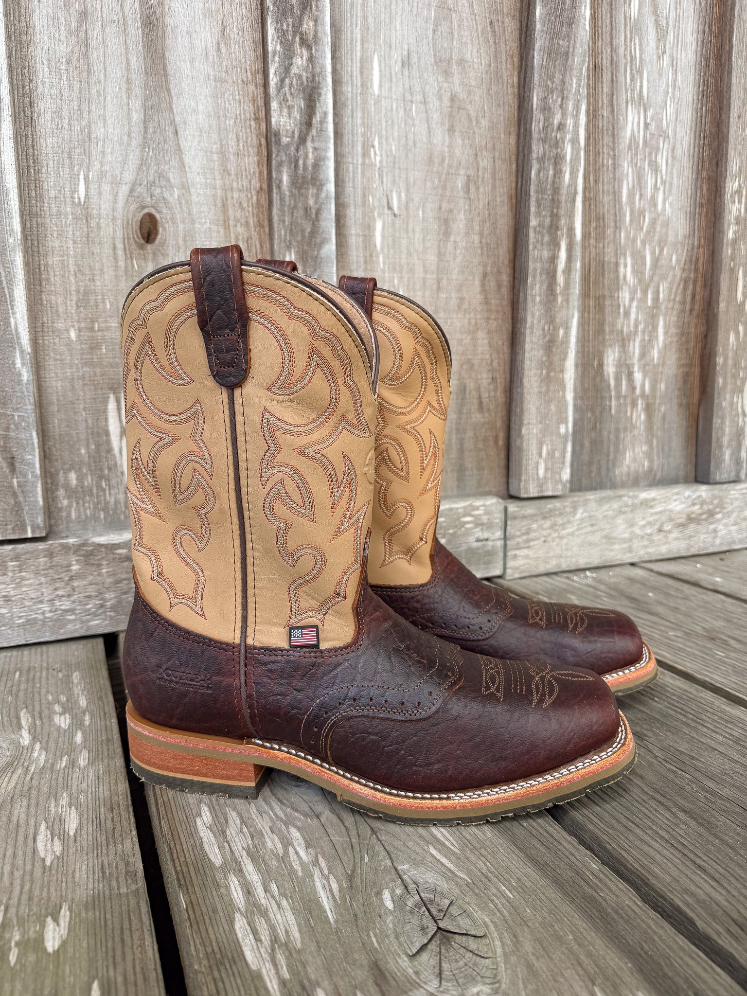 Bota de trabajo con punta de acero Double H Graham para hombre 