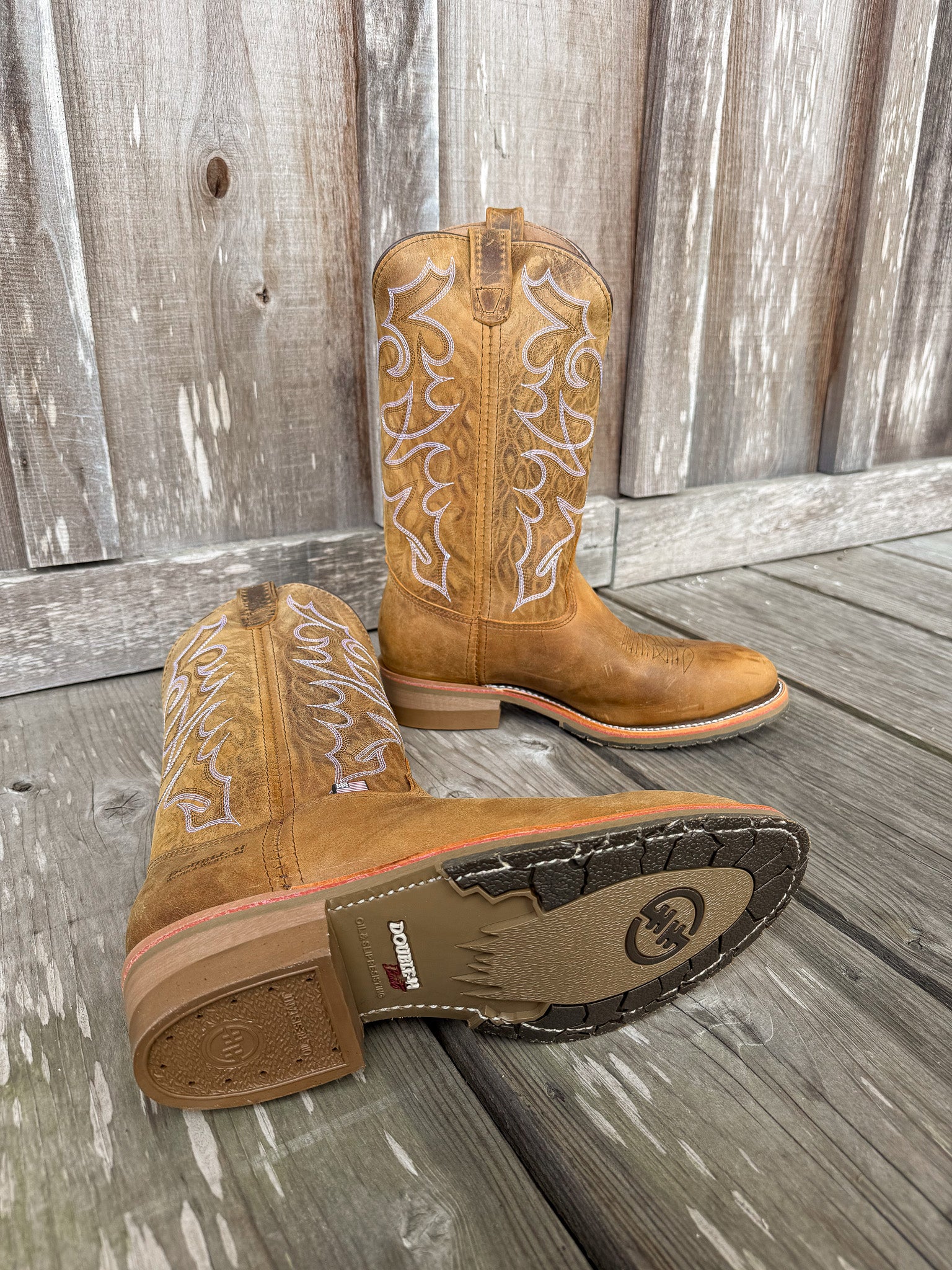 Bota de trabajo con punta de acero Double H Dylan para hombre 