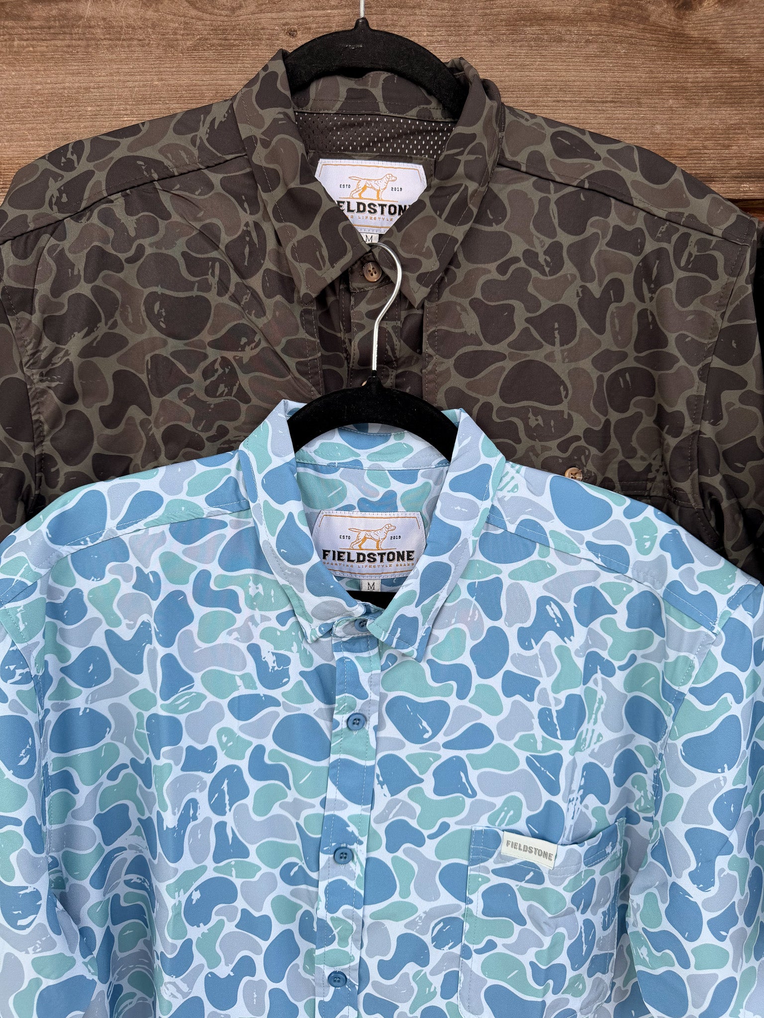 Fieldstone Nightshade Camo Button Down Shirt