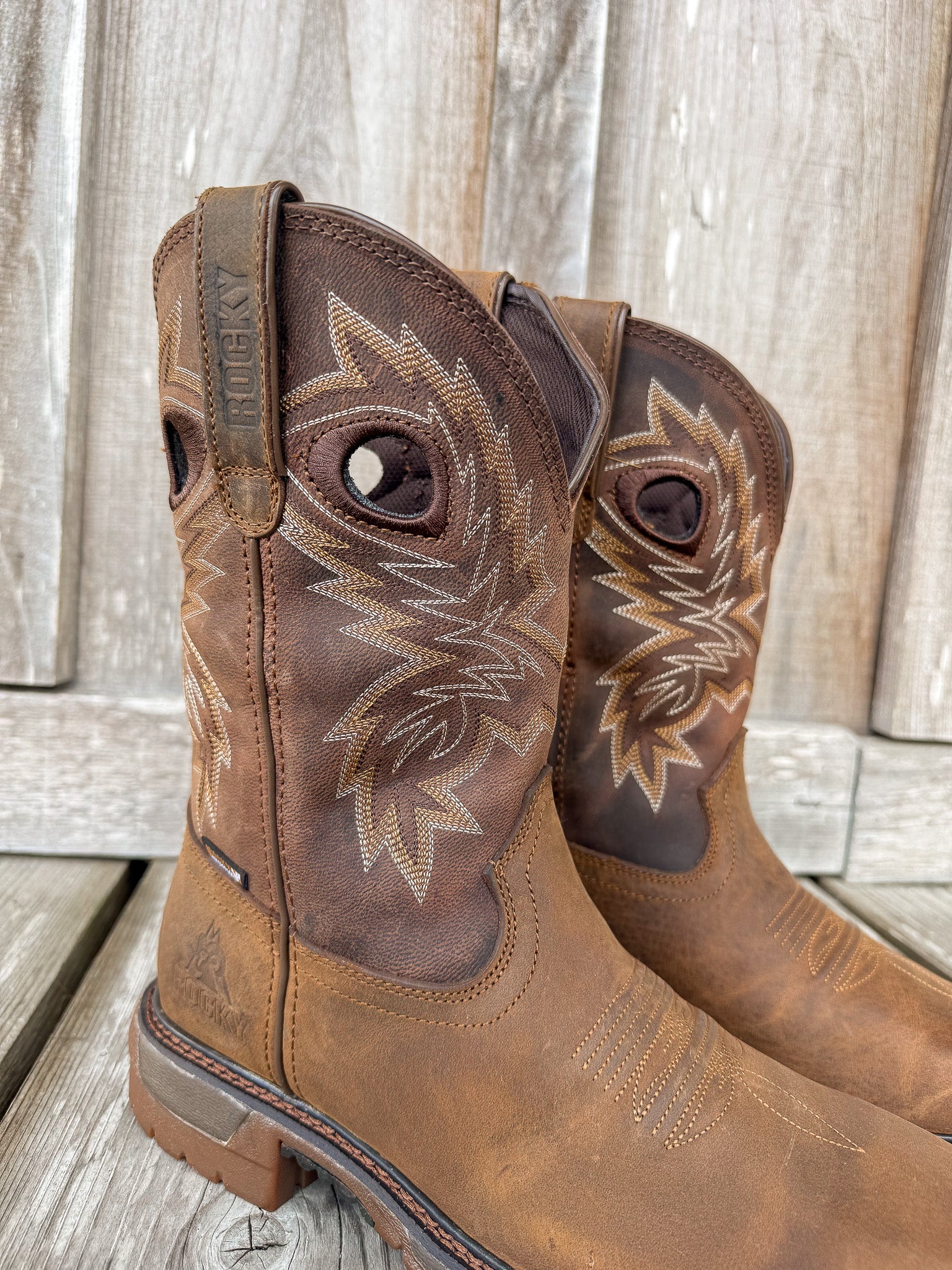 Men's Rocky Original Ride FLX Waterproof Western Boots