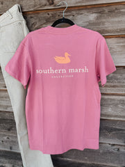 Men's Southern Marsh Authentic T-Shirt in Mulberry