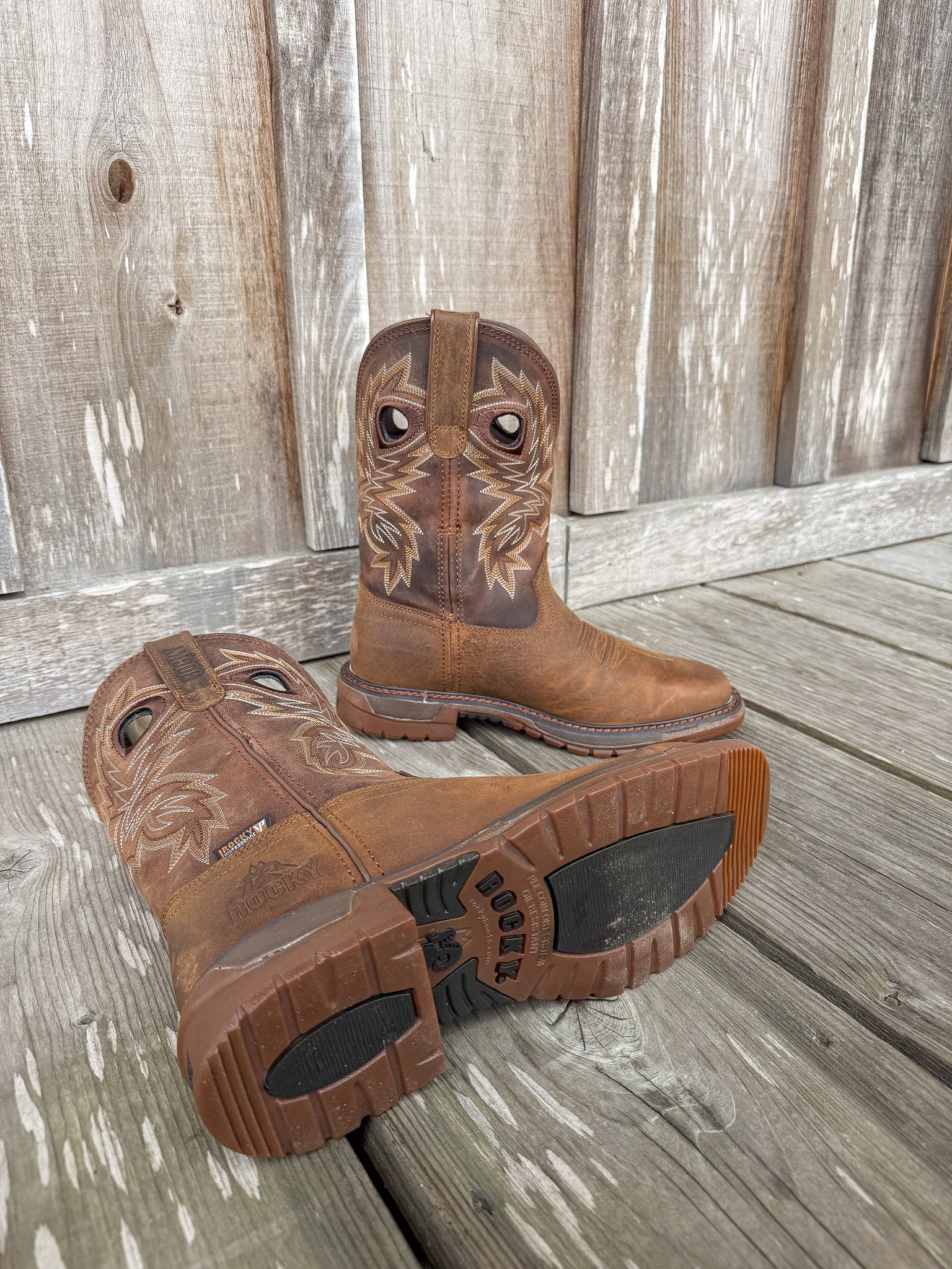 Men's Rocky Original Ride FLX Waterproof Western Boots