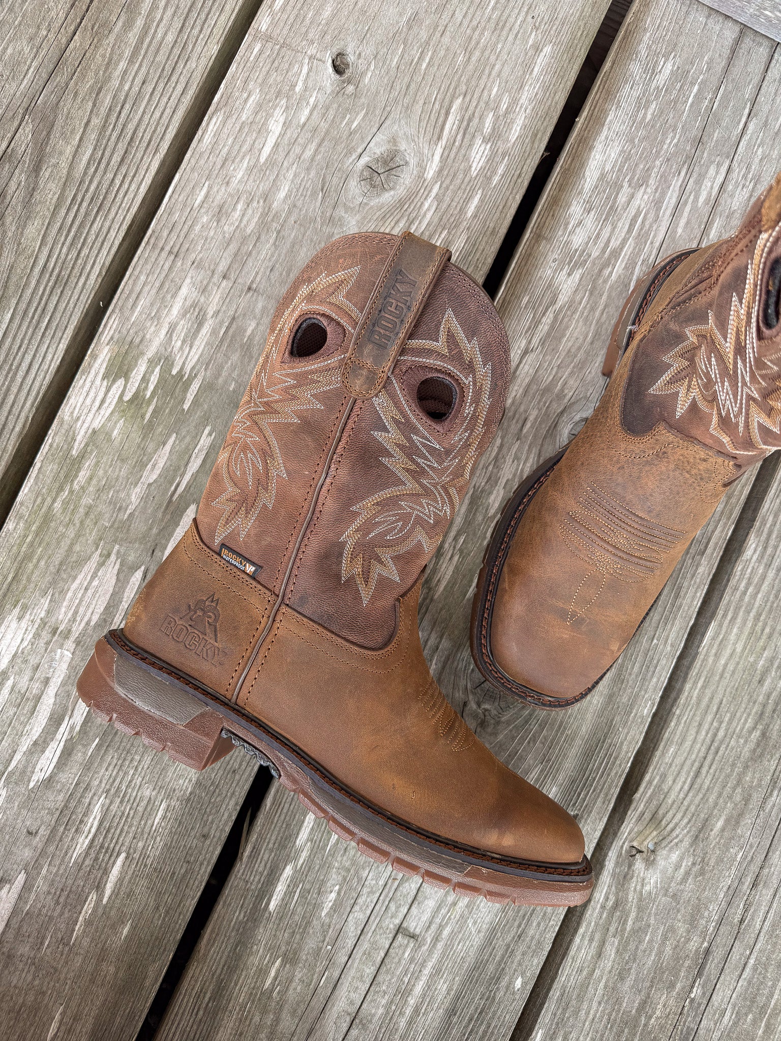 Men's Rocky Original Ride FLX Waterproof Western Boots