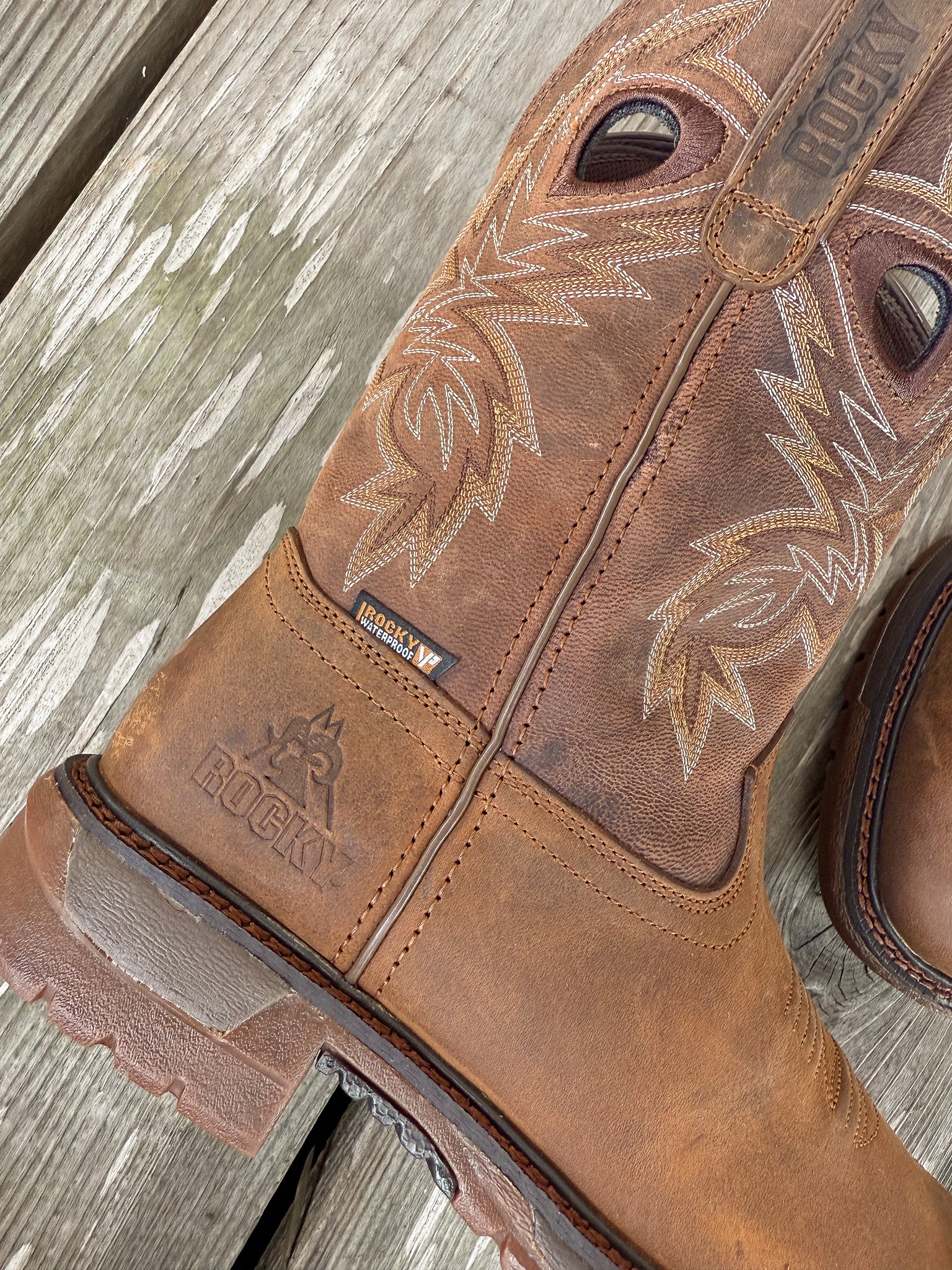 Men's Rocky Original Ride FLX Waterproof Western Boots