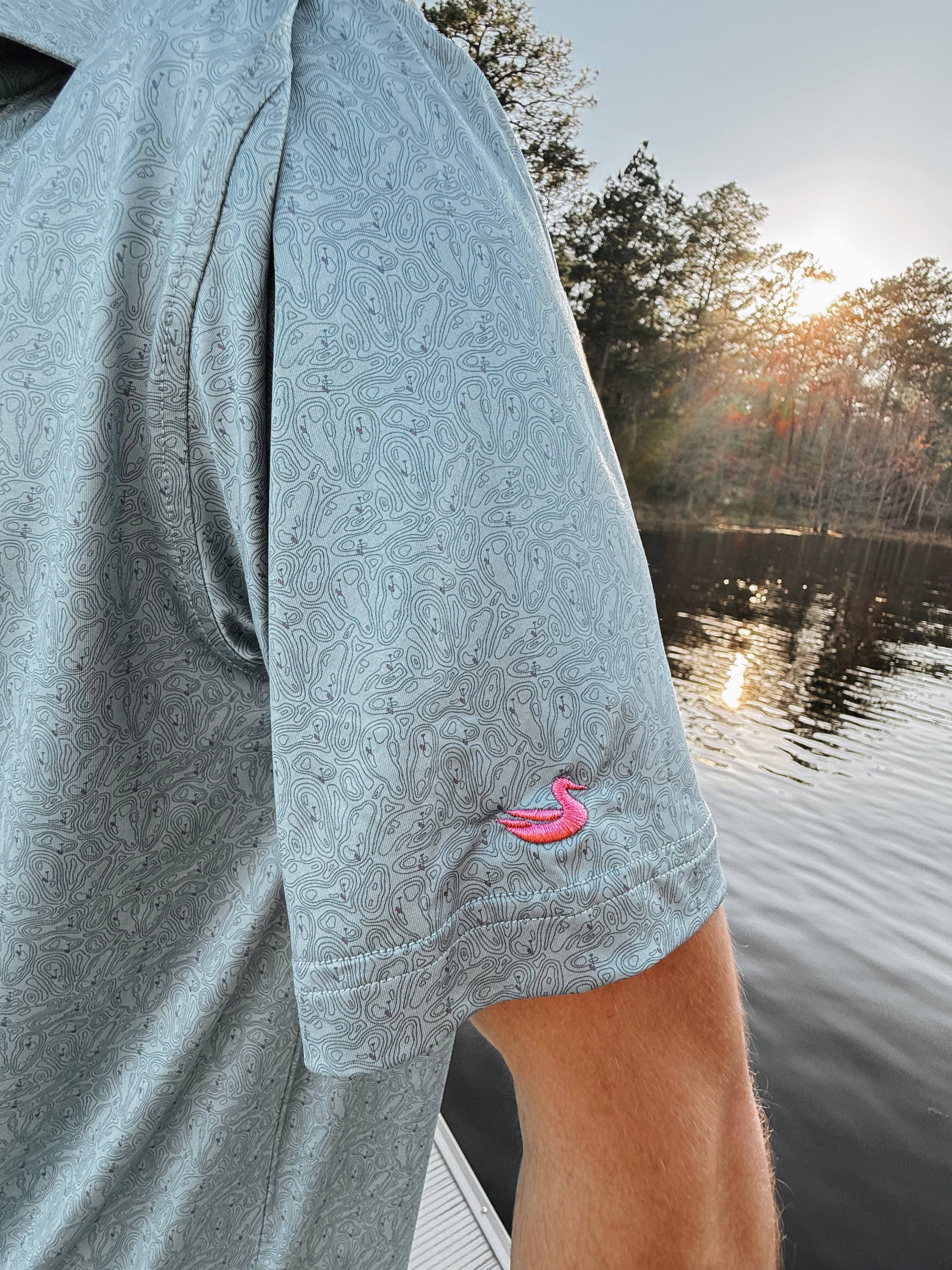 Southern Marsh Flyline Performance Polo in Burnt Sage