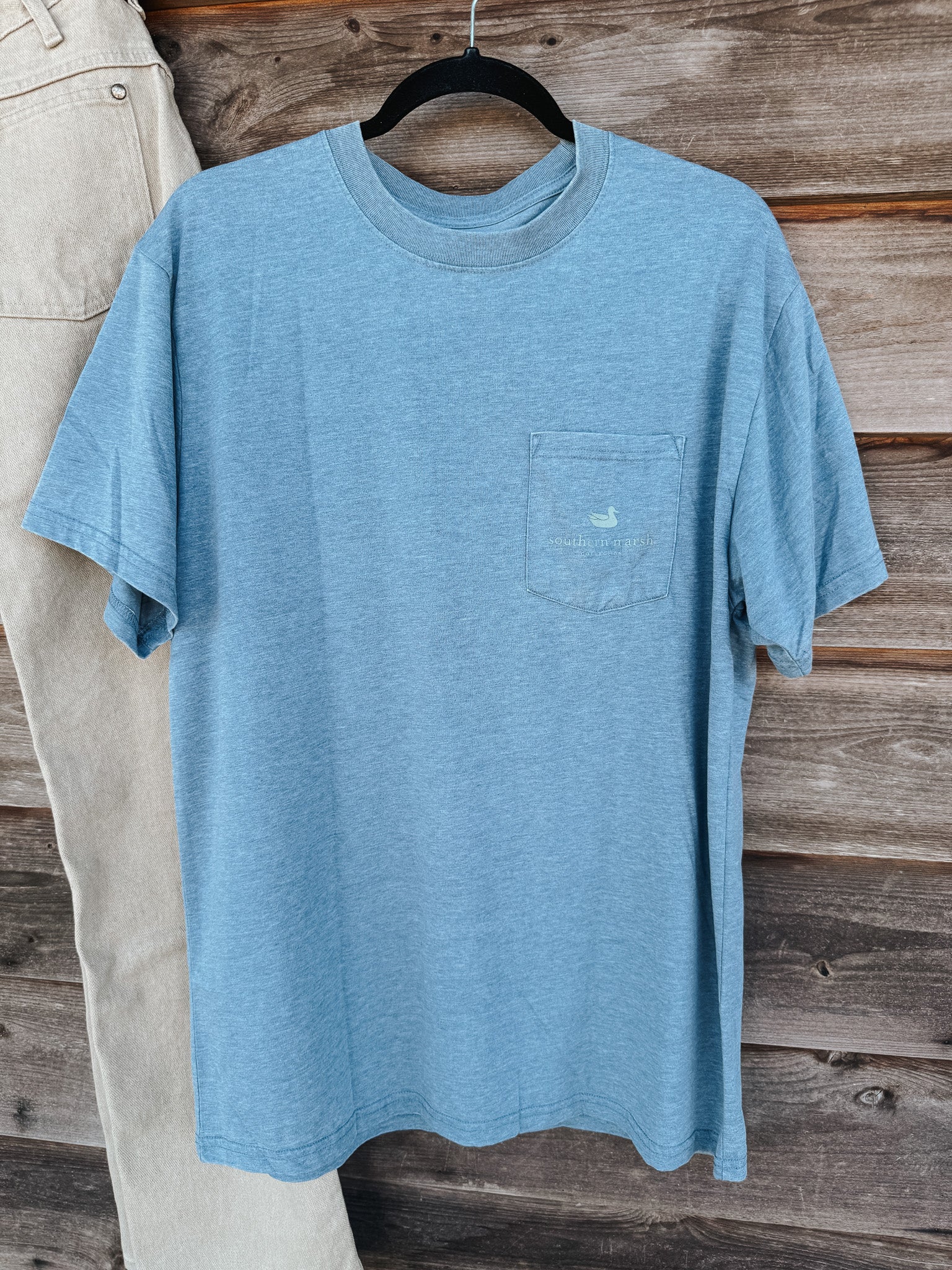 Men's Southern Marsh SEAWASH Marfa Ride T-Shirt in Slate