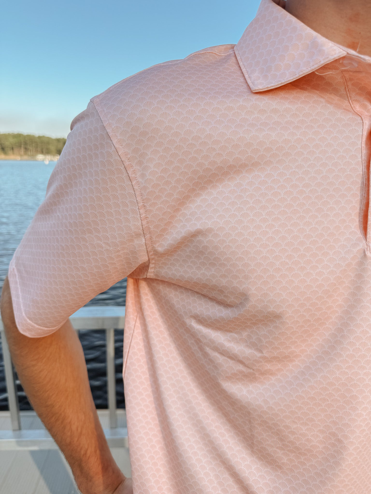 Southern Marsh Flyline Performance Polo - Shell Shock