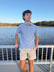 Southern Marsh Santa Clara Performance Polo in Washed Slate