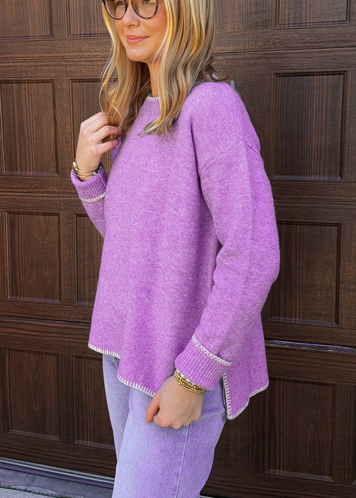 Lavender Fields Sweater