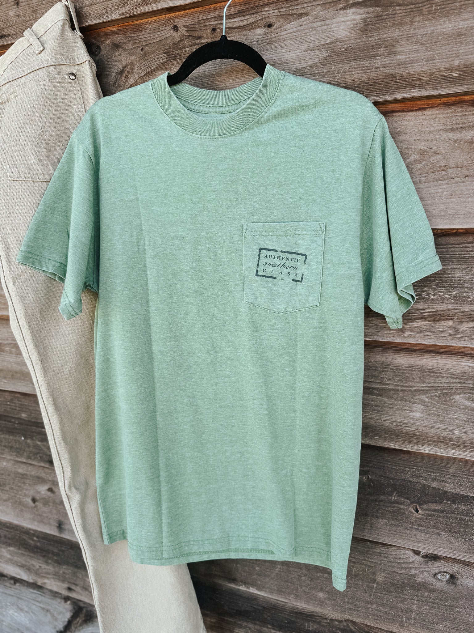Men's Southern Marsh SEAWASH Authentic T-Shirt in Dark Fern