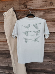 Men's Southern Marsh SEAWASH Field Sketches T-Shirt in Light Gray