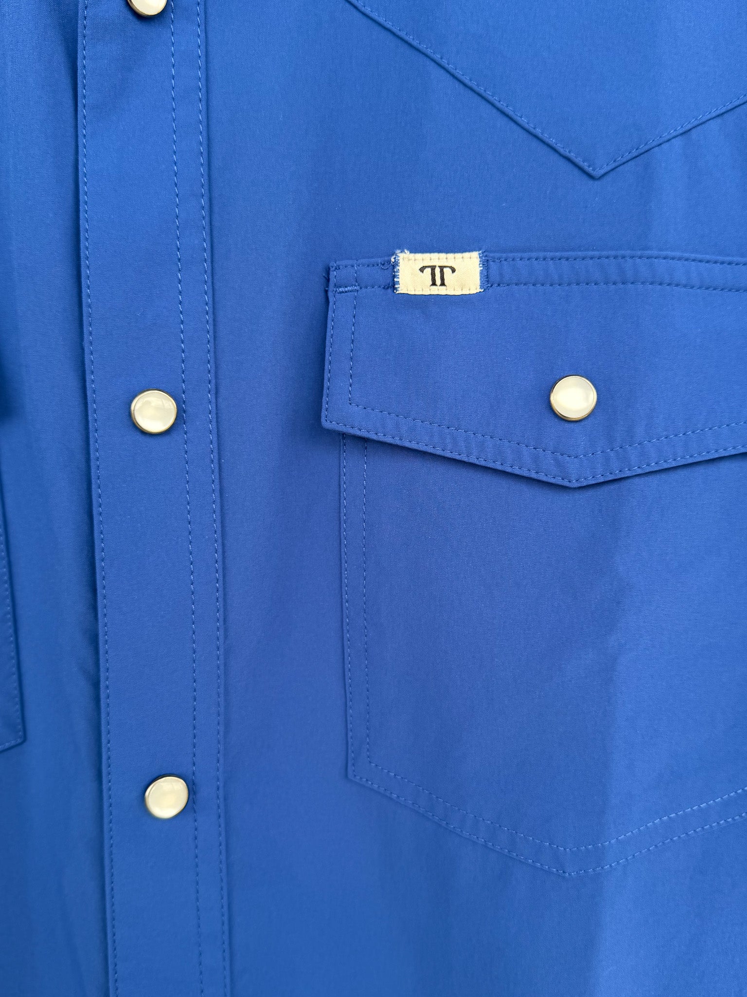 Ferrell CORE - Cobalt Blue Short Sleeve Snap Shirt