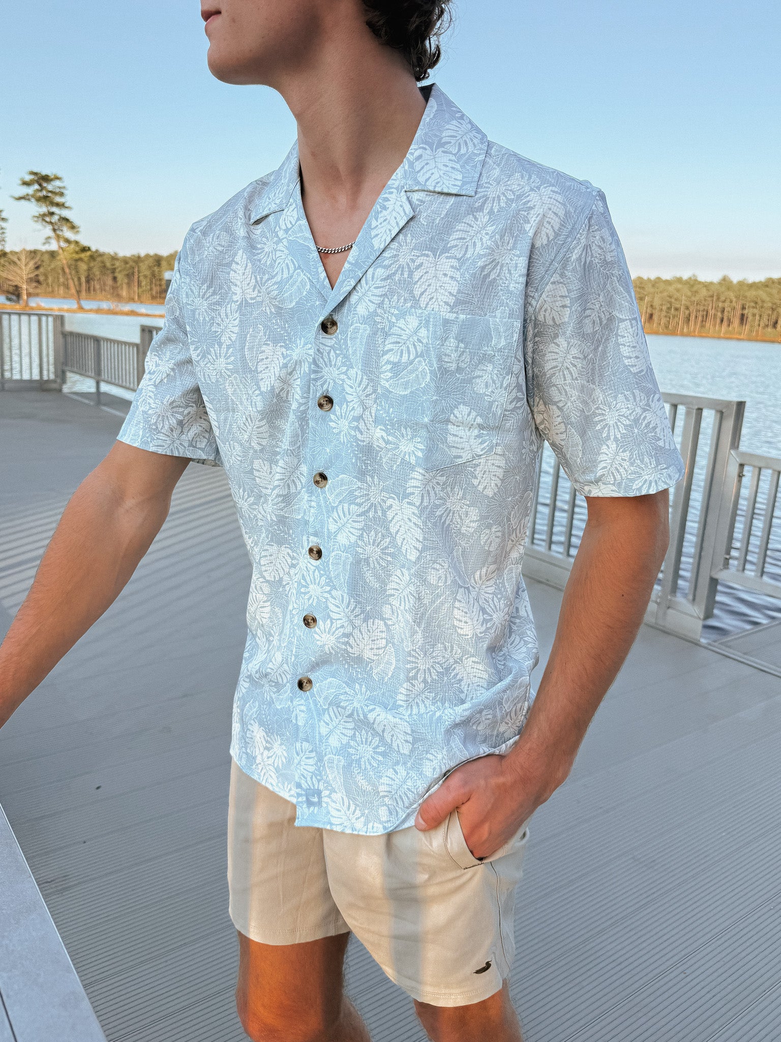 Southern Marsh Camp Performance Shirt - Aloha