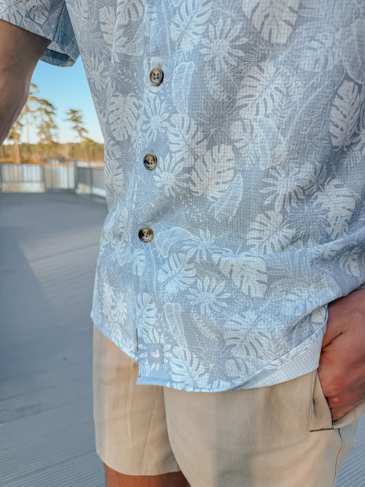 Southern Marsh Camp Performance Shirt - Aloha