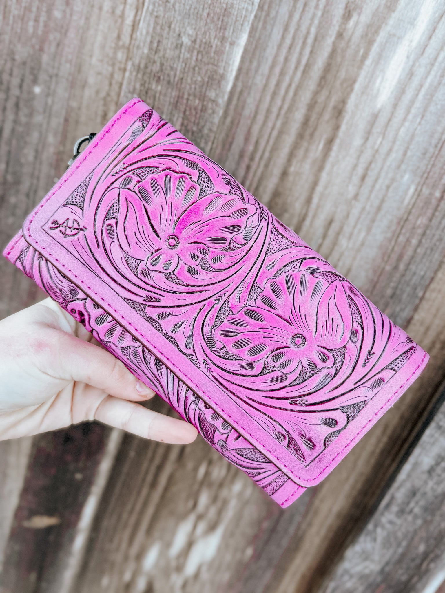 American Darling Pink Tulled Wallet