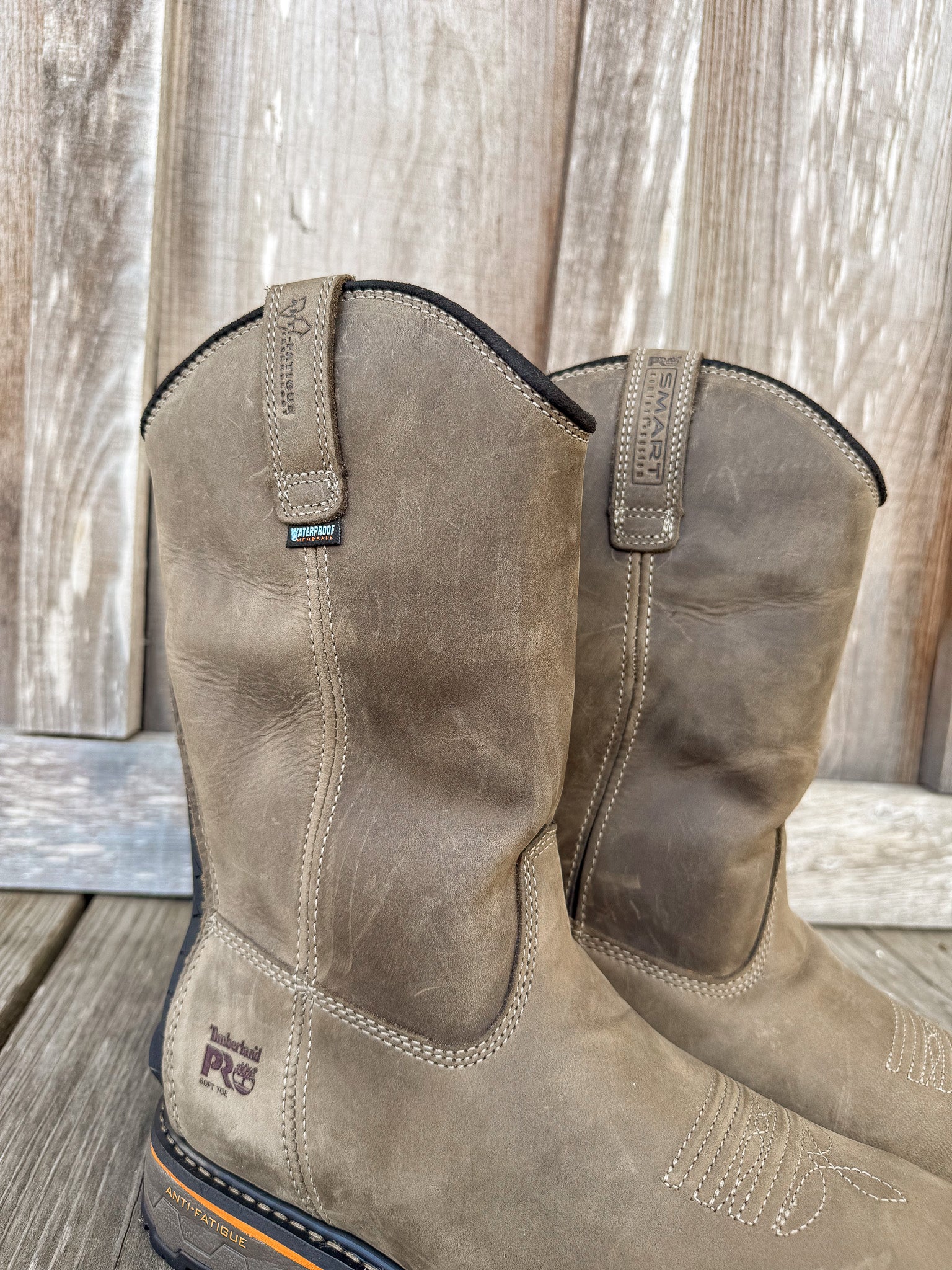 Men's Timberland Pro True Grit Waterproof Wellington Work Boot