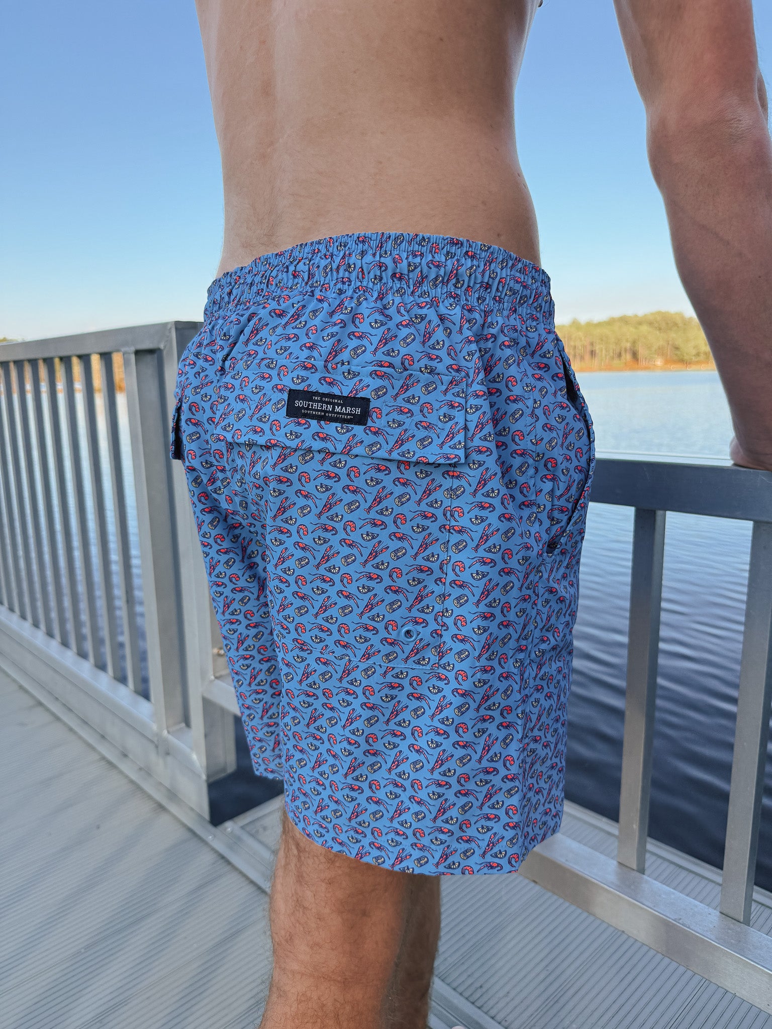 Men's Southern Marsh Harbor Lined Trunk - After The Boil