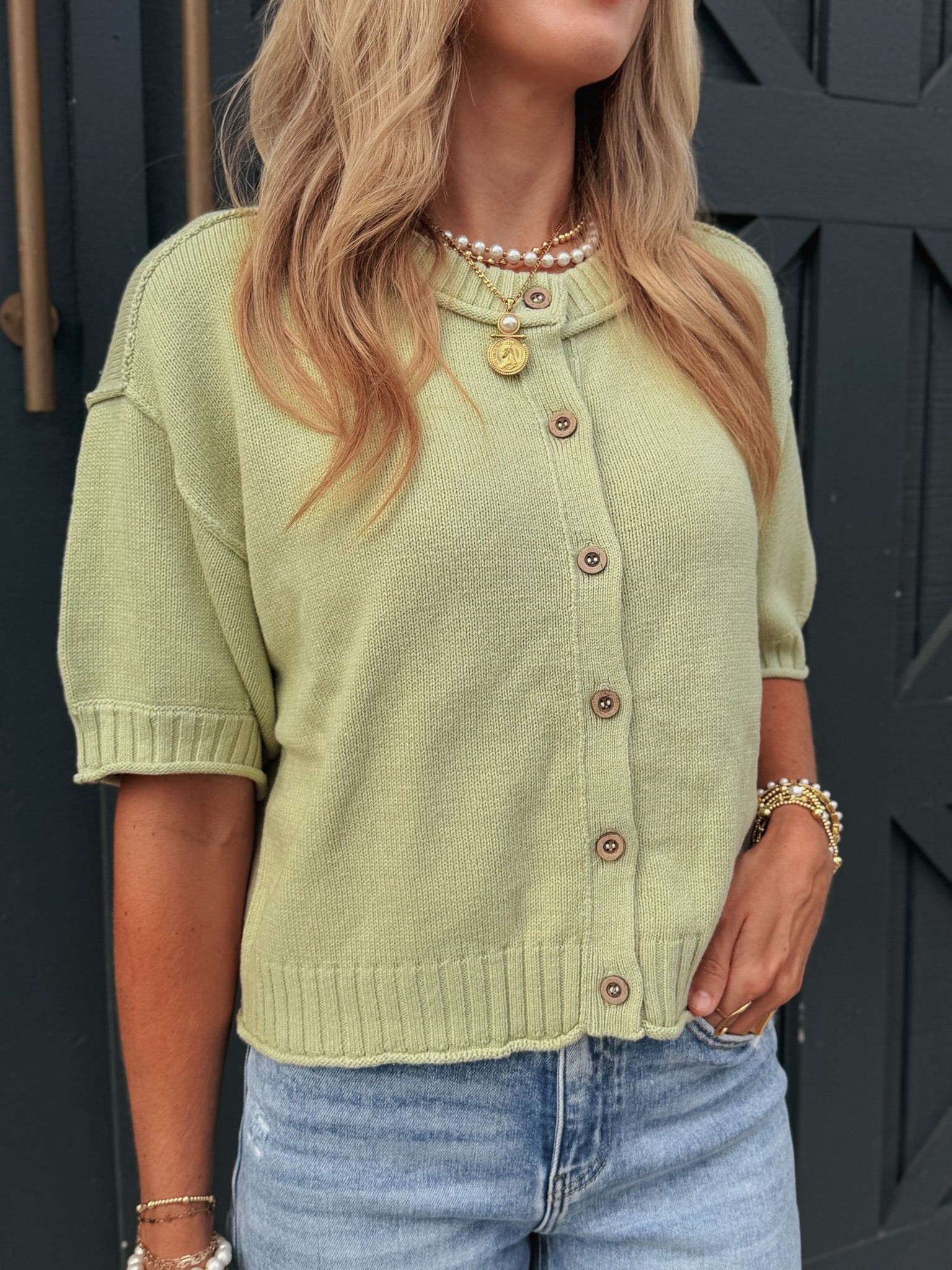 Sagewood Cardigan Top