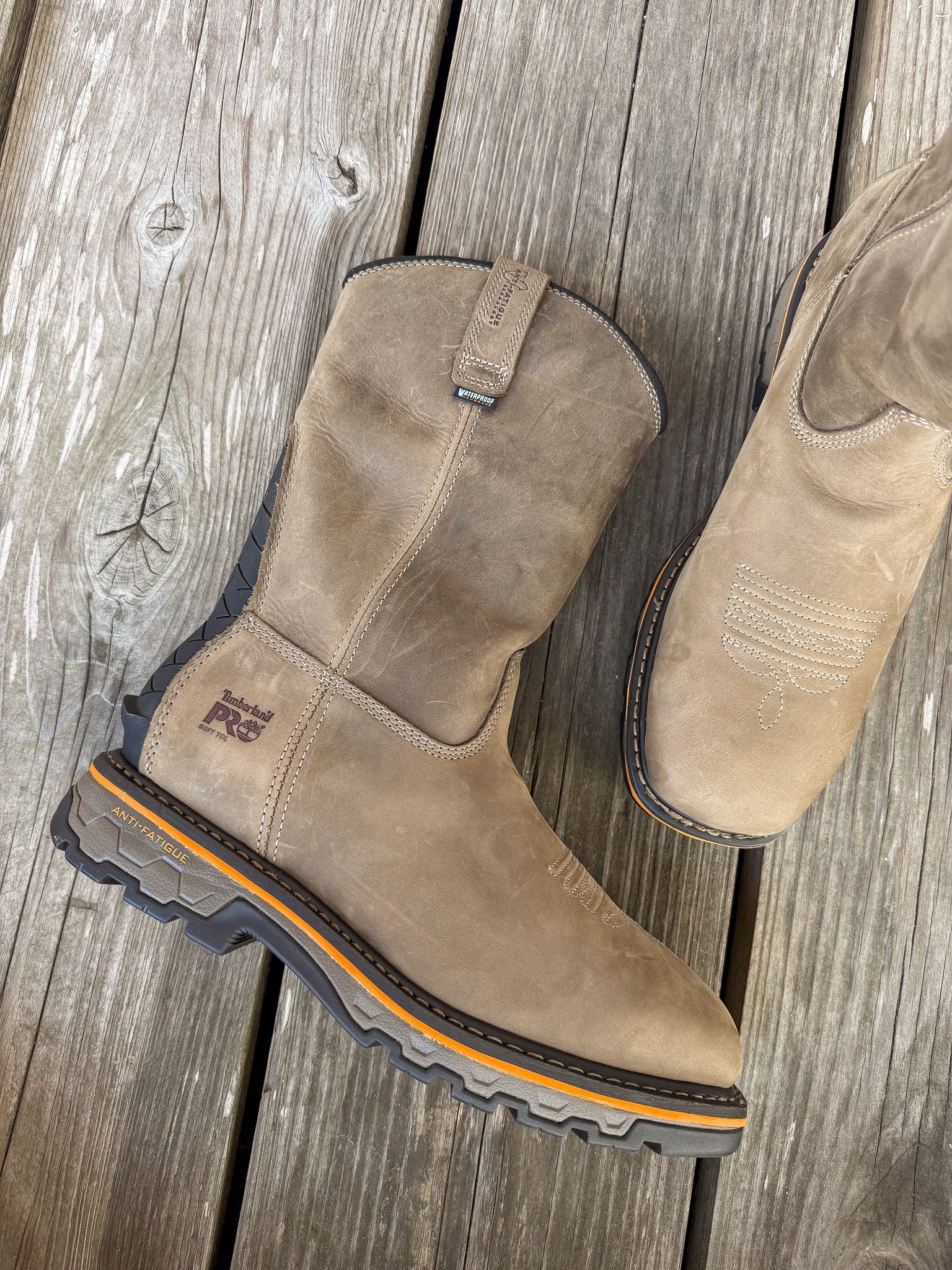 Men's Timberland Pro True Grit Waterproof Wellington Work Boot