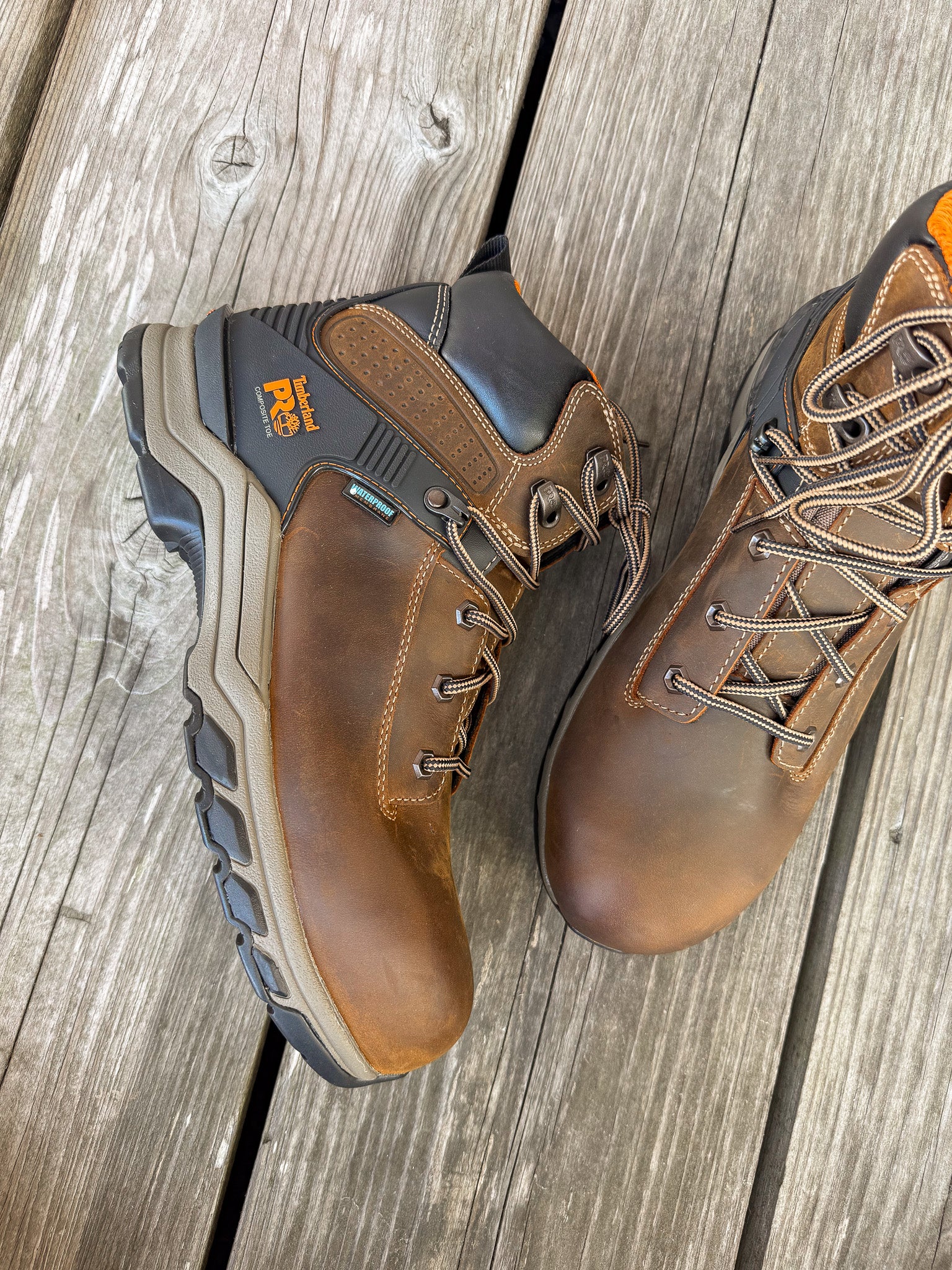 Men's Timberland Pro 6" Hypercharge Waterproof Composite Toe Work Boot