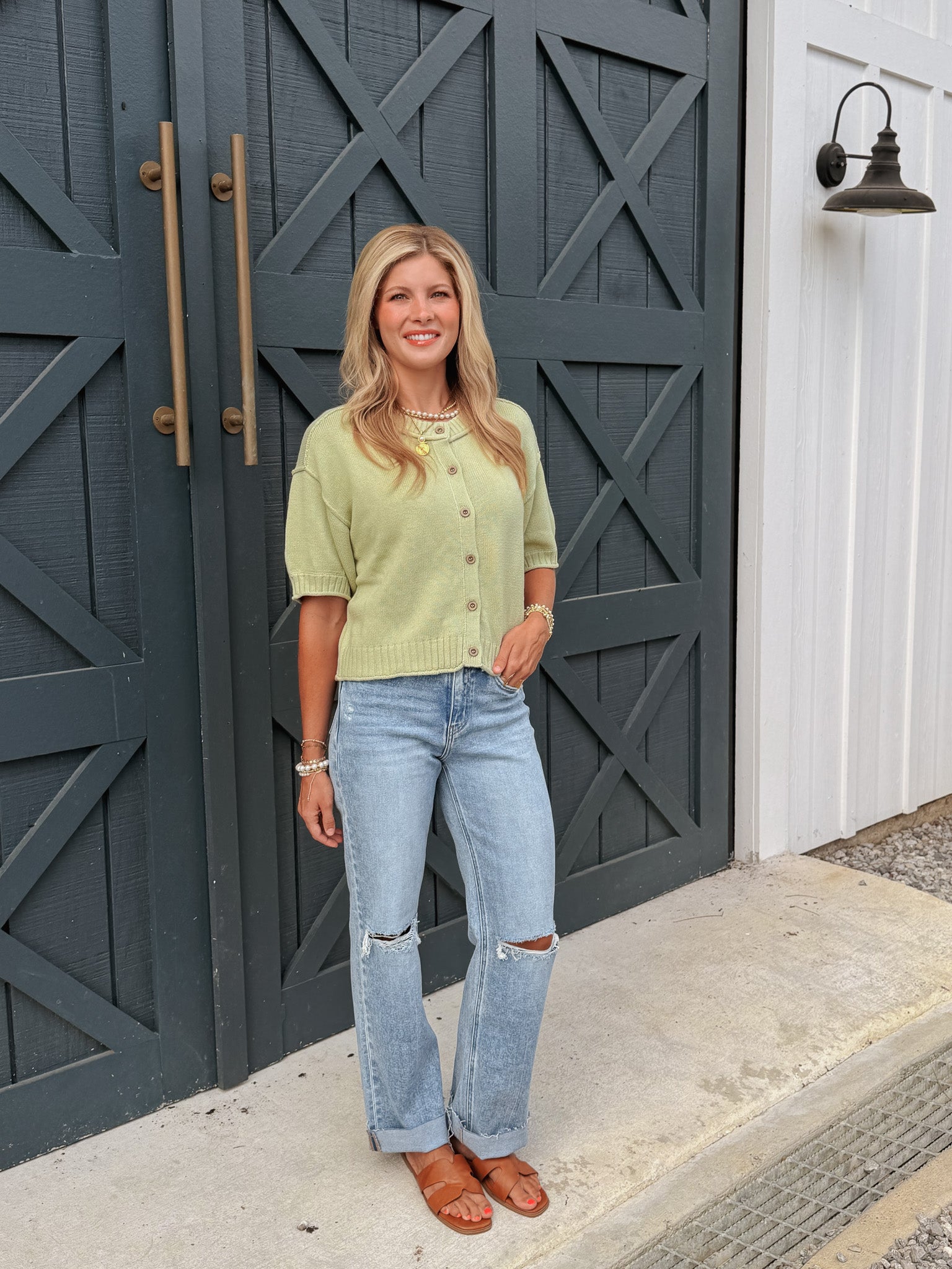 Sagewood Cardigan Top