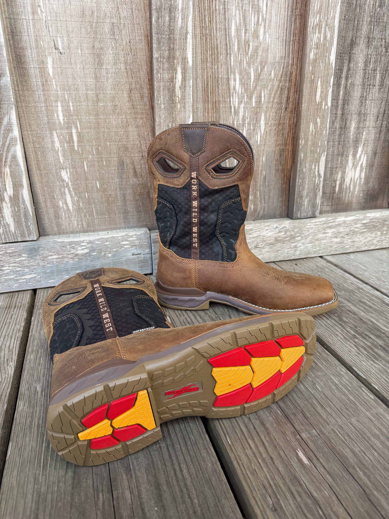 Men's Double H Phantom Rider Zenon Waterproof Square Toe Work