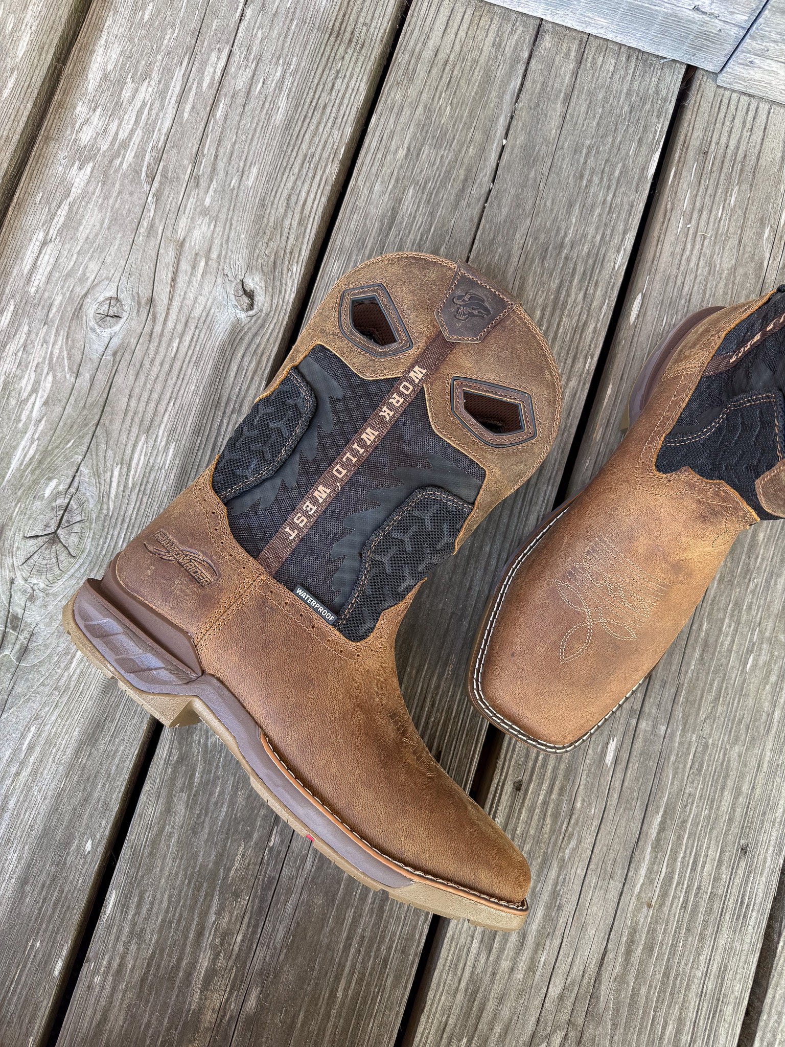 Men's Double H Phantom Rider Zenon Waterproof Square Toe Work Boots