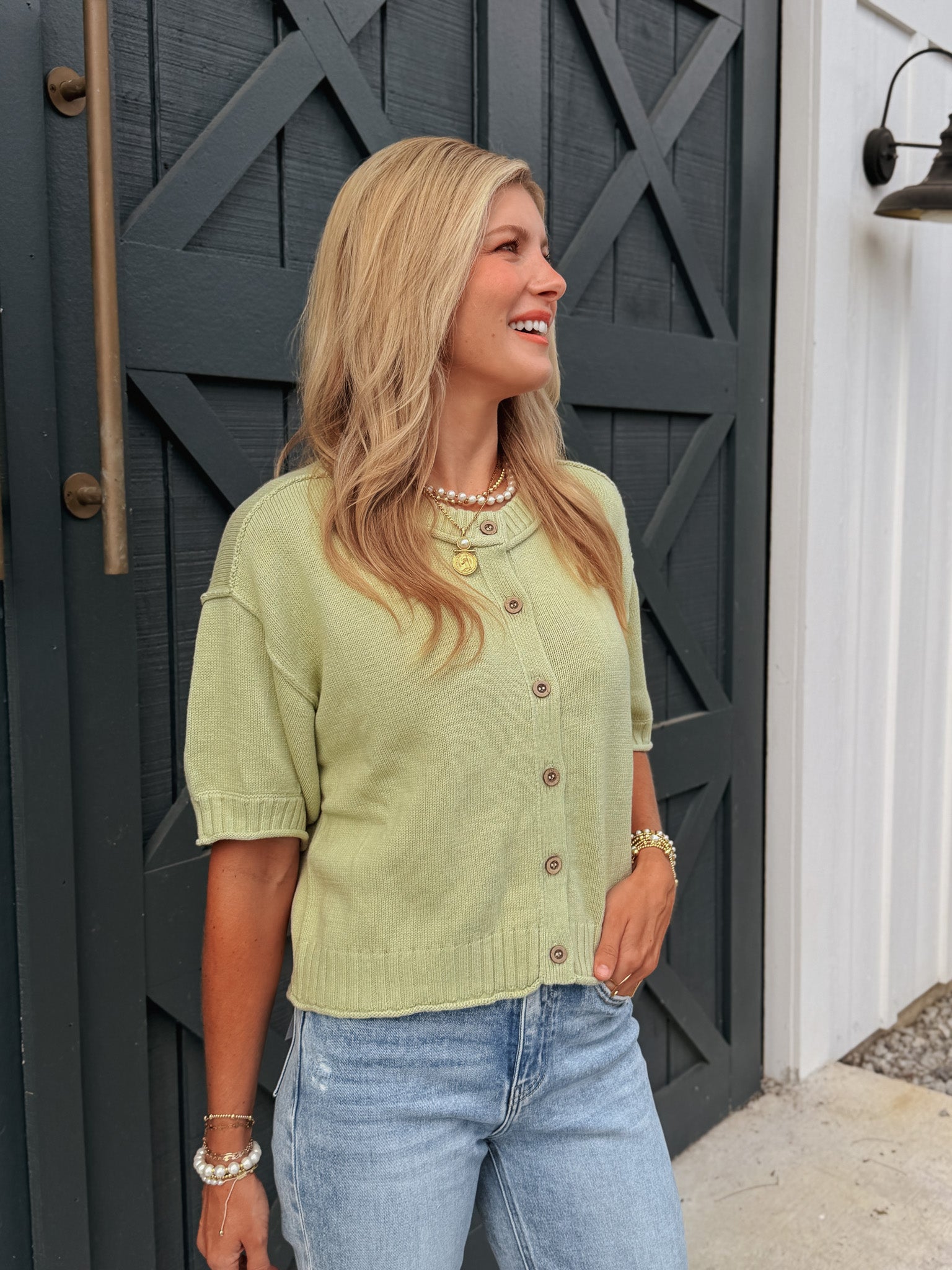 Sagewood Cardigan Top