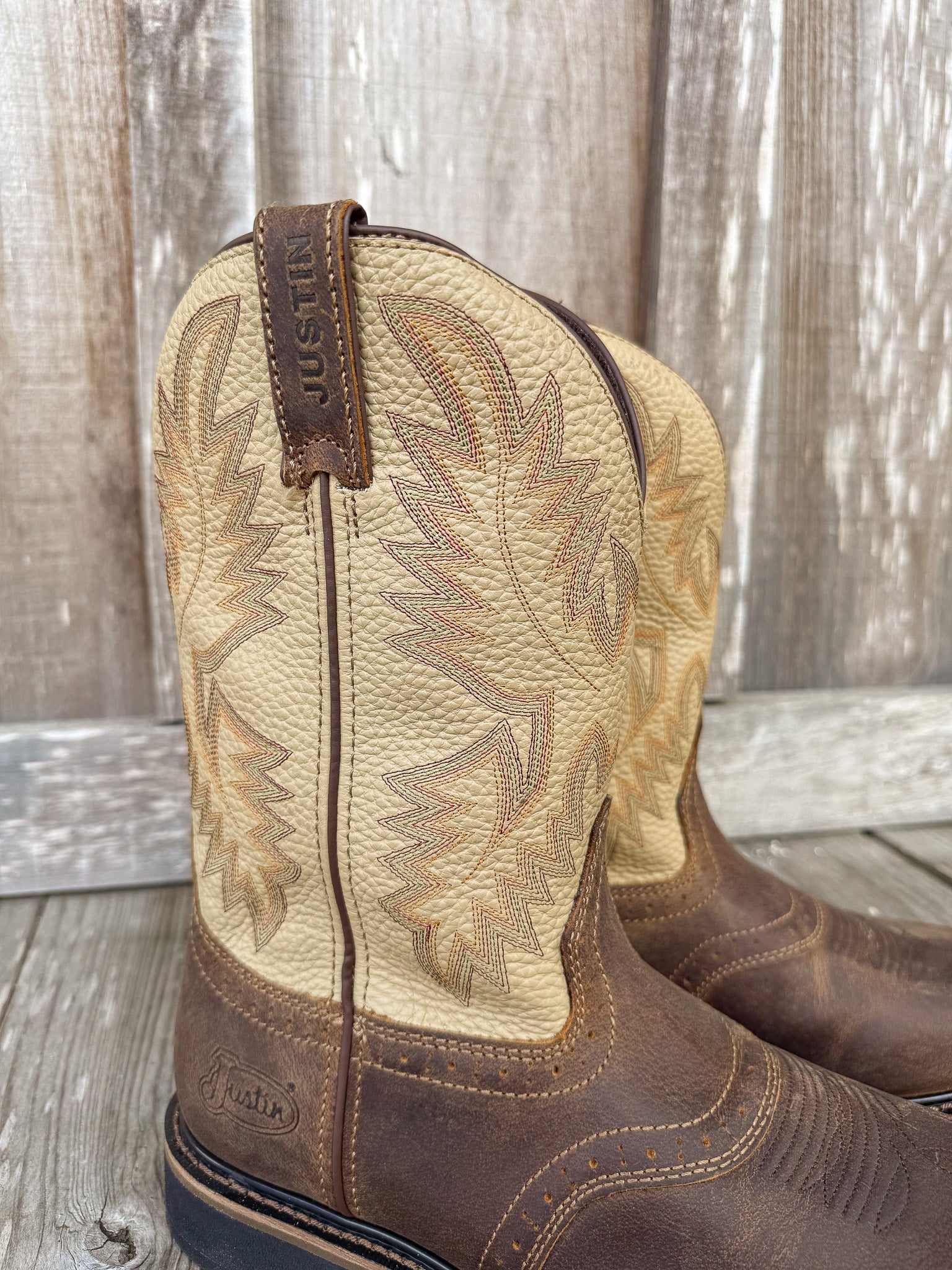 Men's Justin Superintendent Round Toe Work Boots