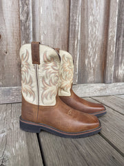 MEN'S JUSTIN DRILLER CREAM TOP WORK BOOT