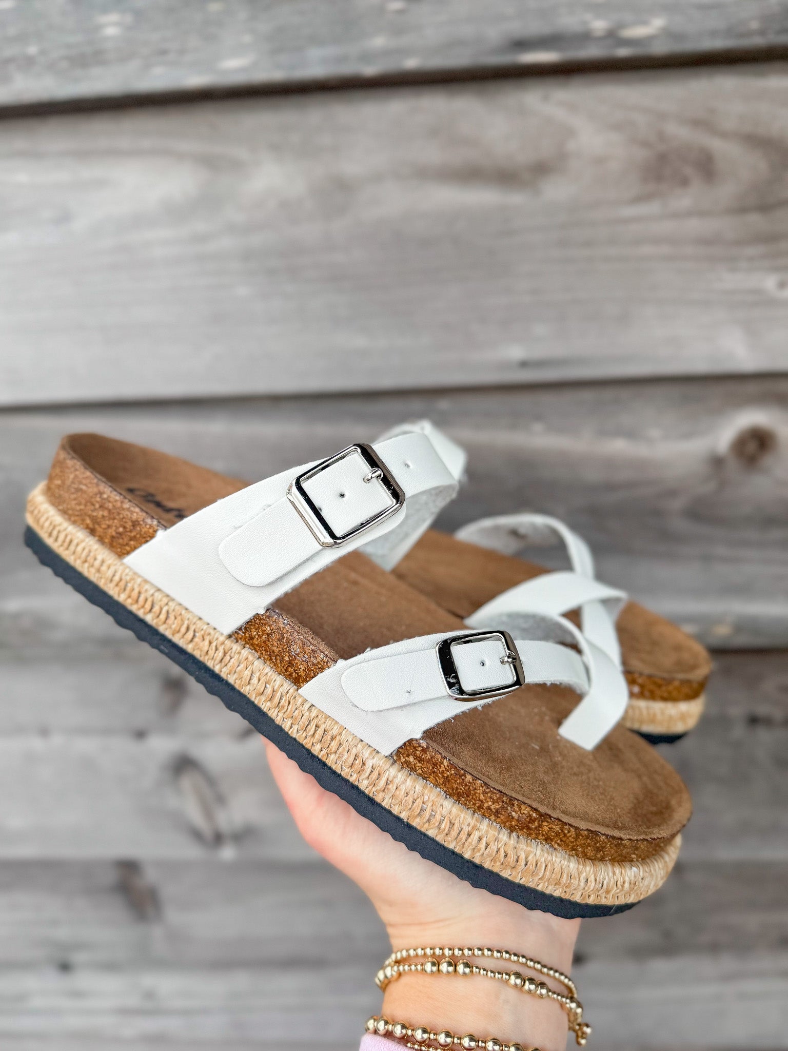 Summer State of Mind White Sandals