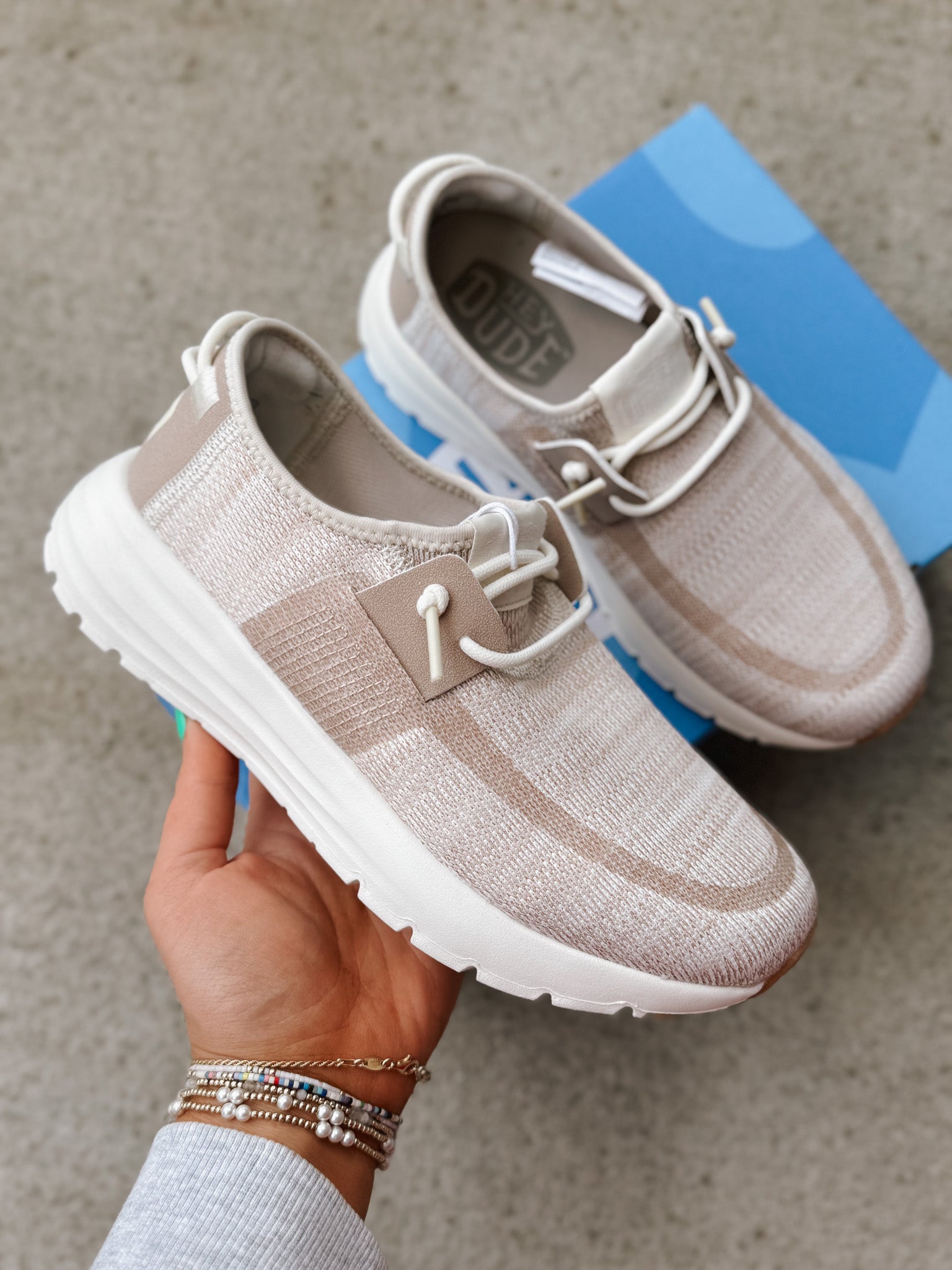 Women's Hey Dude Sirocco Neutral Sneakers