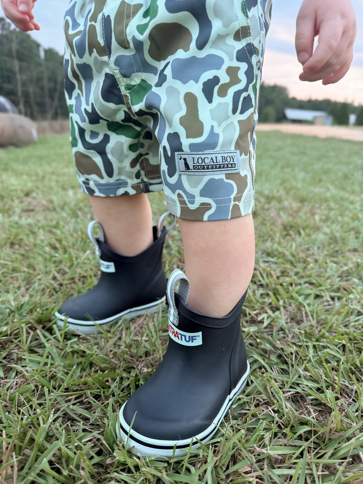Kid's Xtratuf Ankle Deck Boot in Black