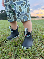 Kid's Xtratuf Ankle Deck Boot in Black