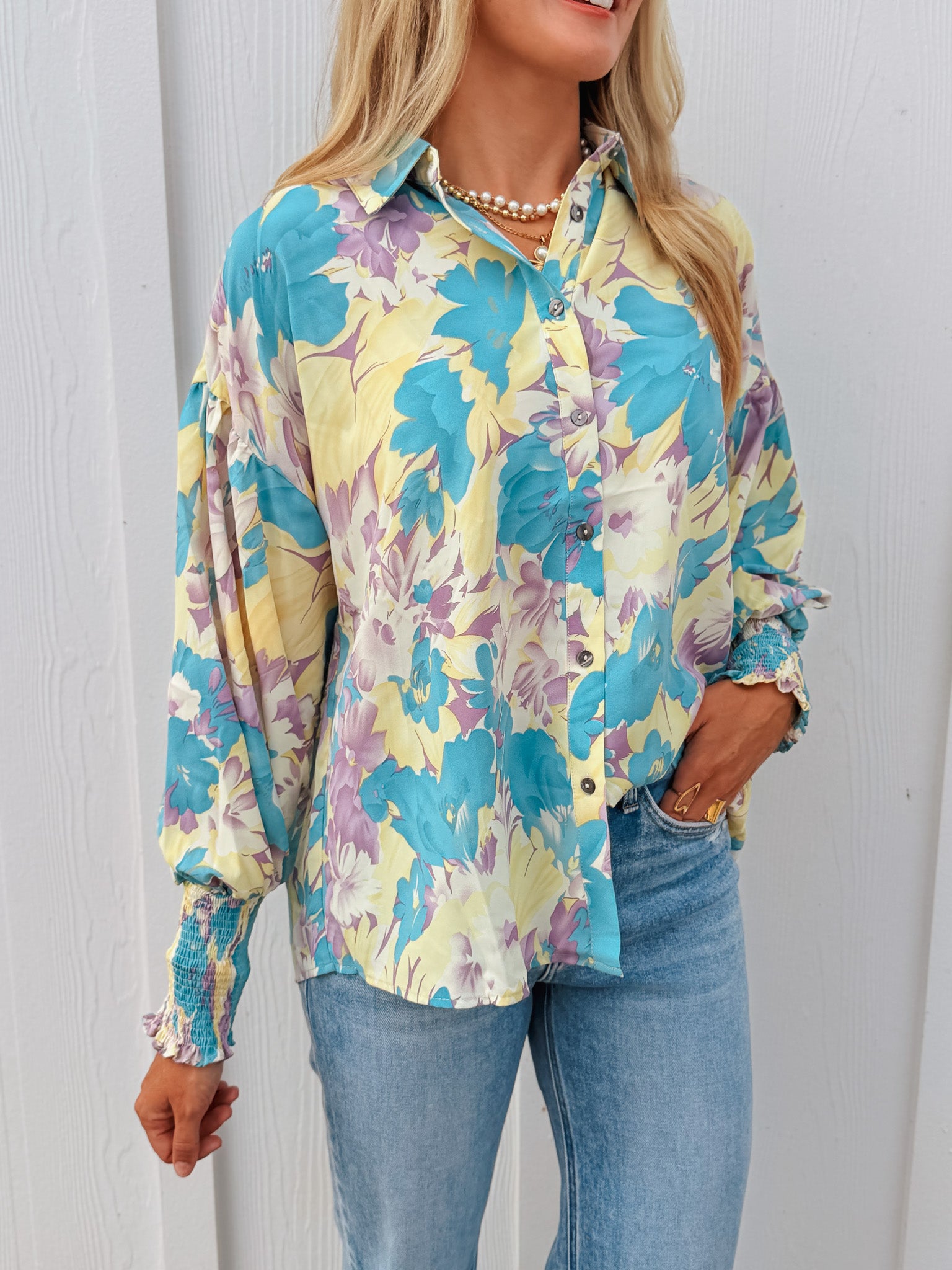 Painted Petals Top