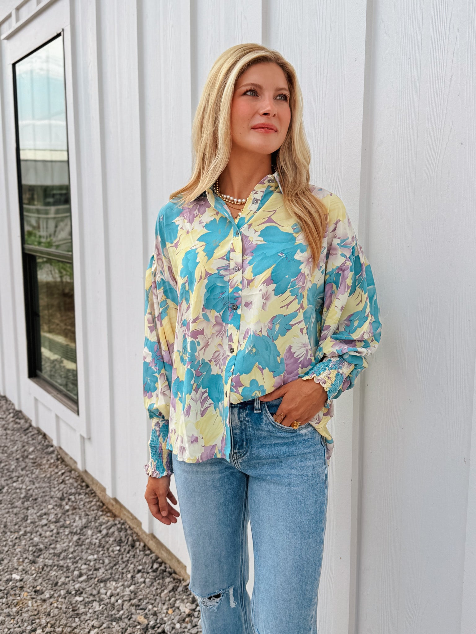 Painted Petals Top