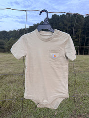 Carhartt Infant Bodysuit in Beige